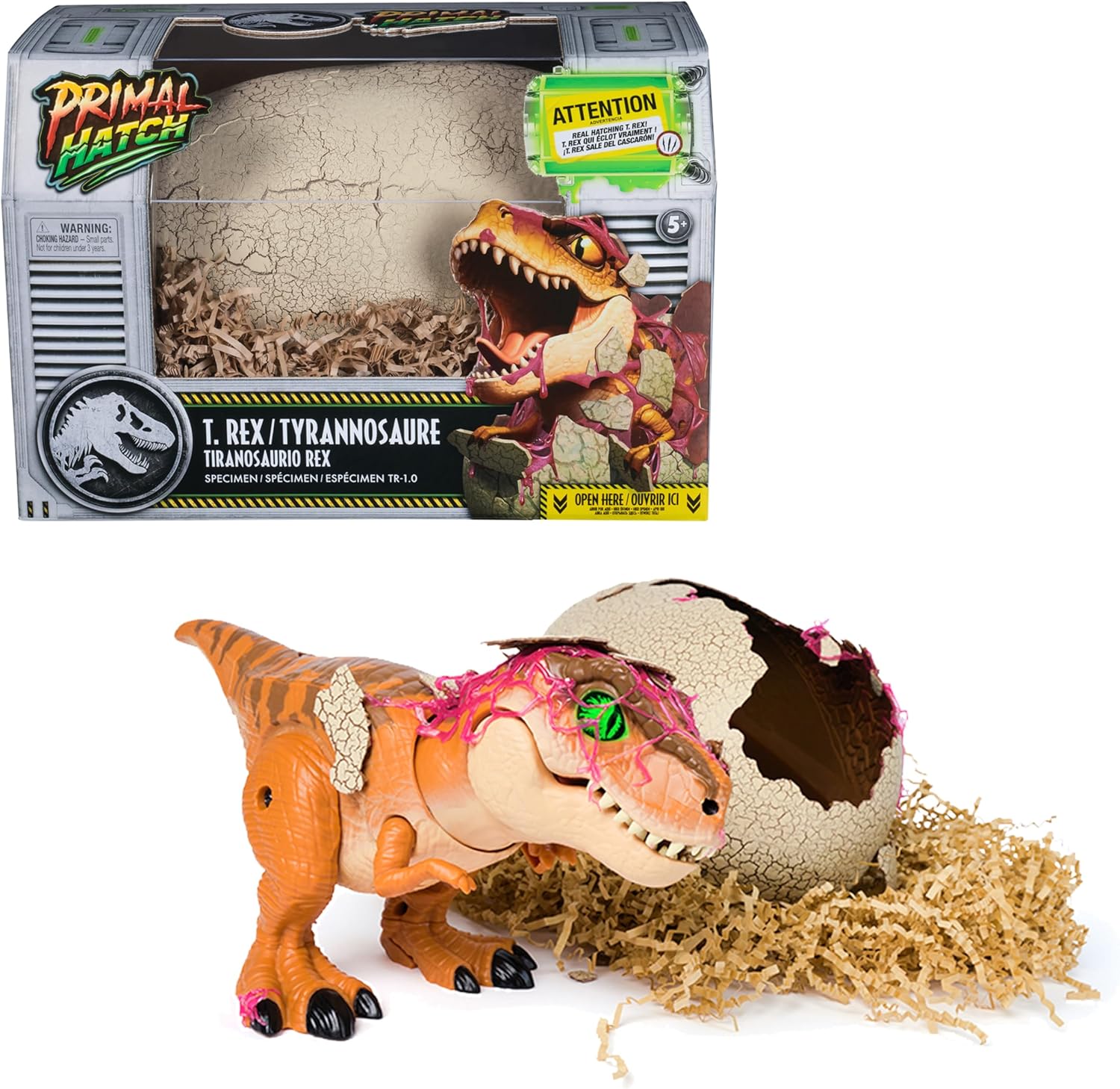 Jurassic World – Œuf Interactif Primal Hatch T-Rex