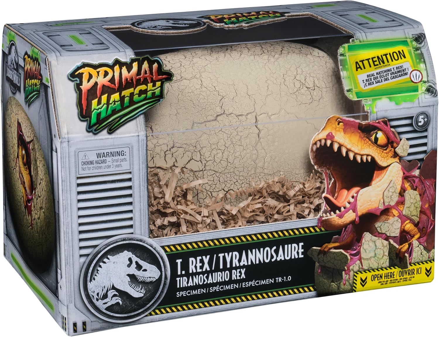 Jurassic World – Œuf Interactif Primal Hatch T-Rex