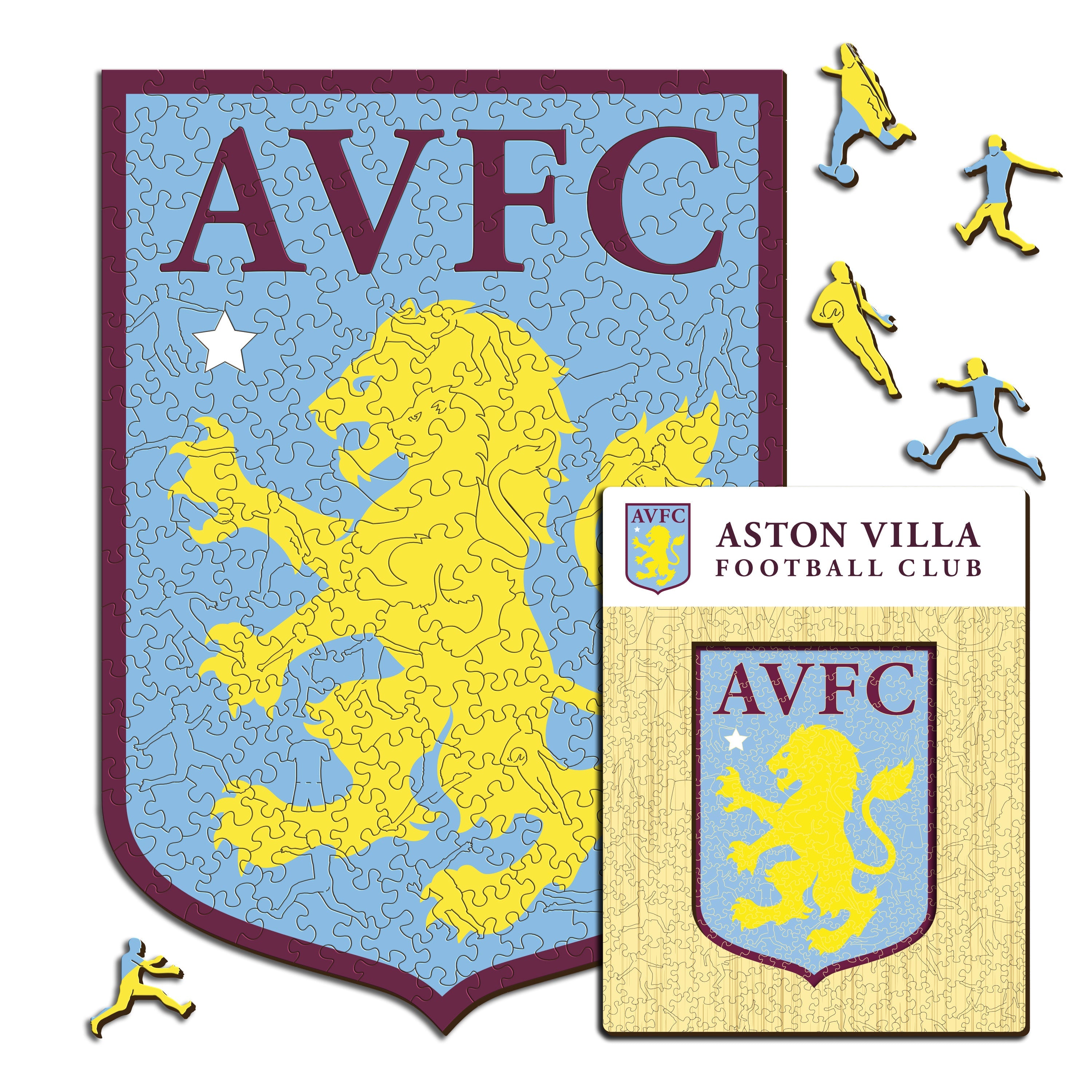 Logo Aston Villa FC® - Puzzle en Bois