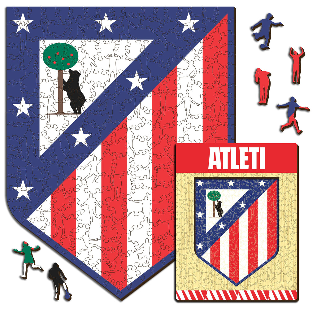 Logo Atlético de Madrid® - Puzzle en Bois