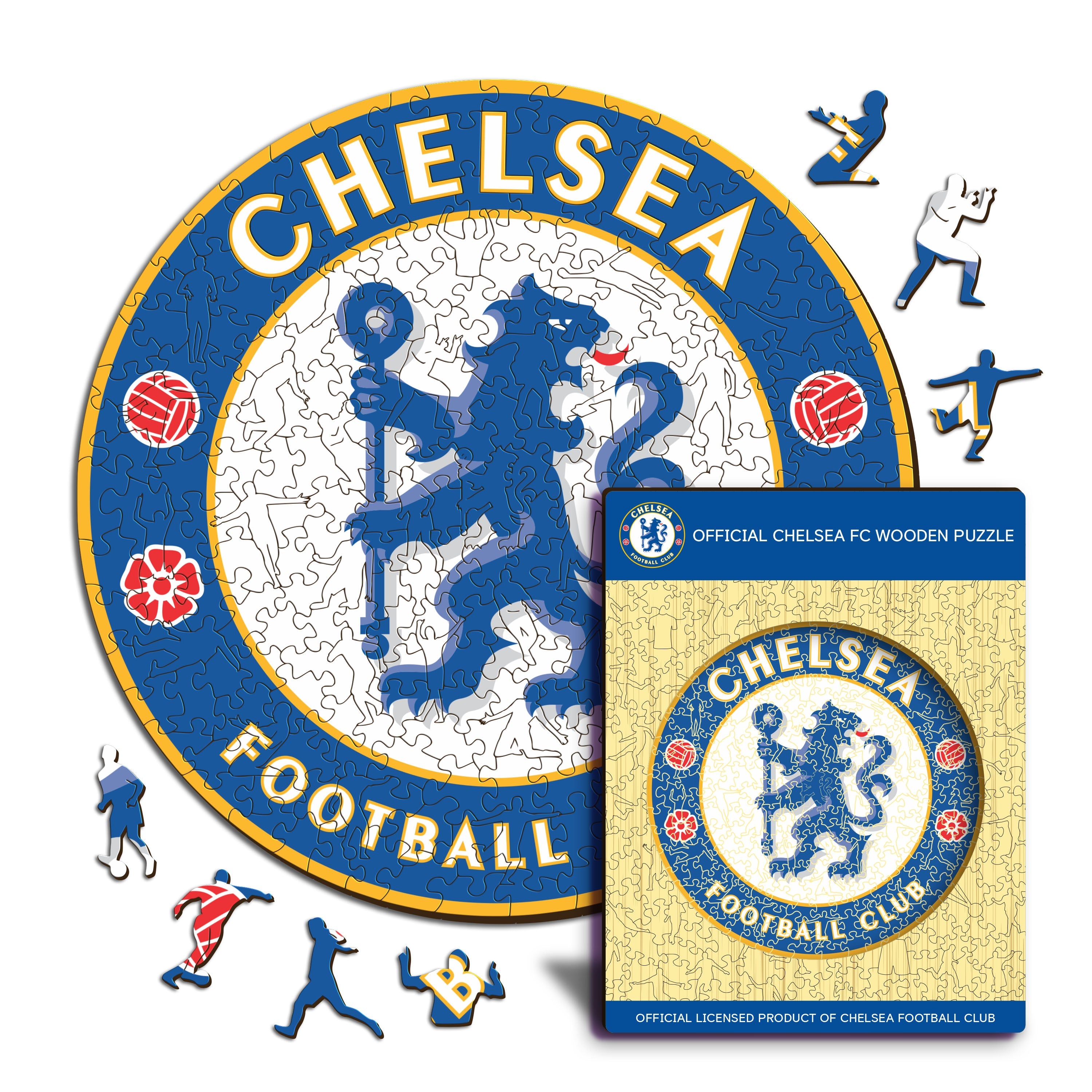 Logo Chelsea FC® - Puzzle en Bois