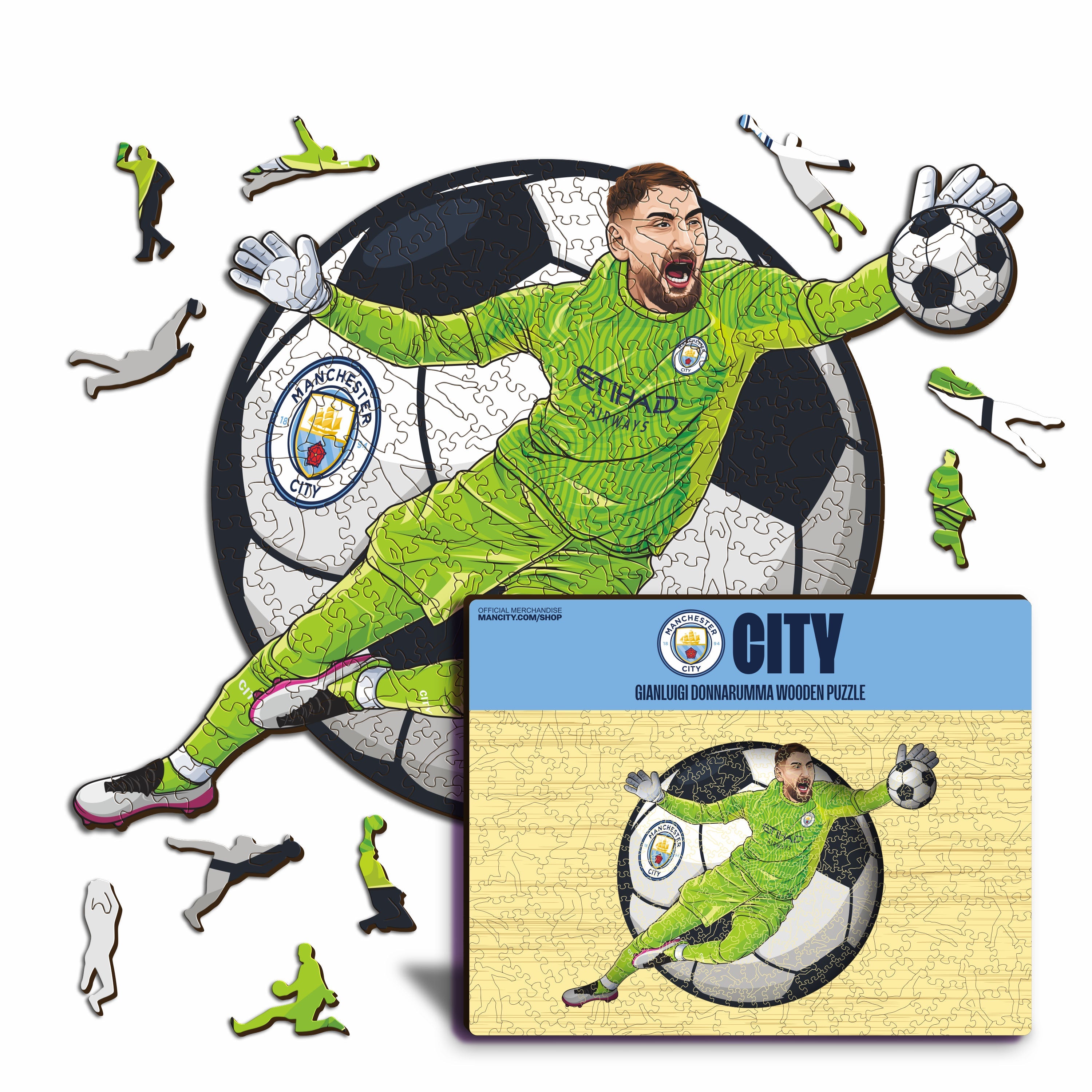Gianluigi Donnarumma - Puzzle en Bois