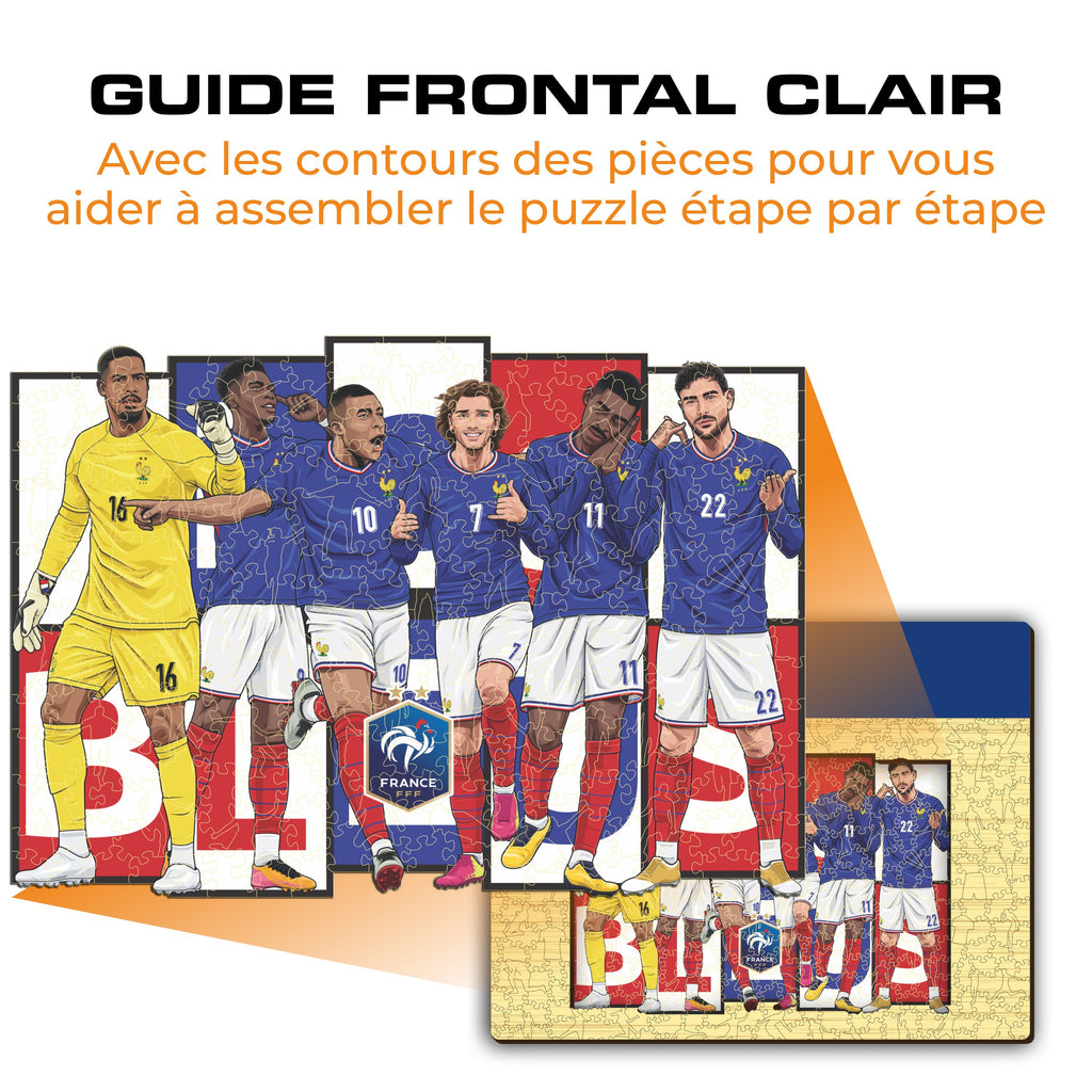 6 Joueurs Équipe de France® - Puzzle en Bois
