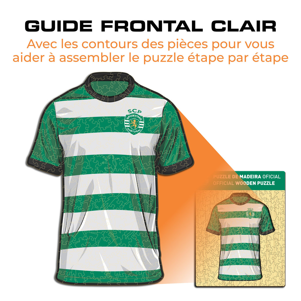 Maillot Sporting CP® - Puzzle en Bois