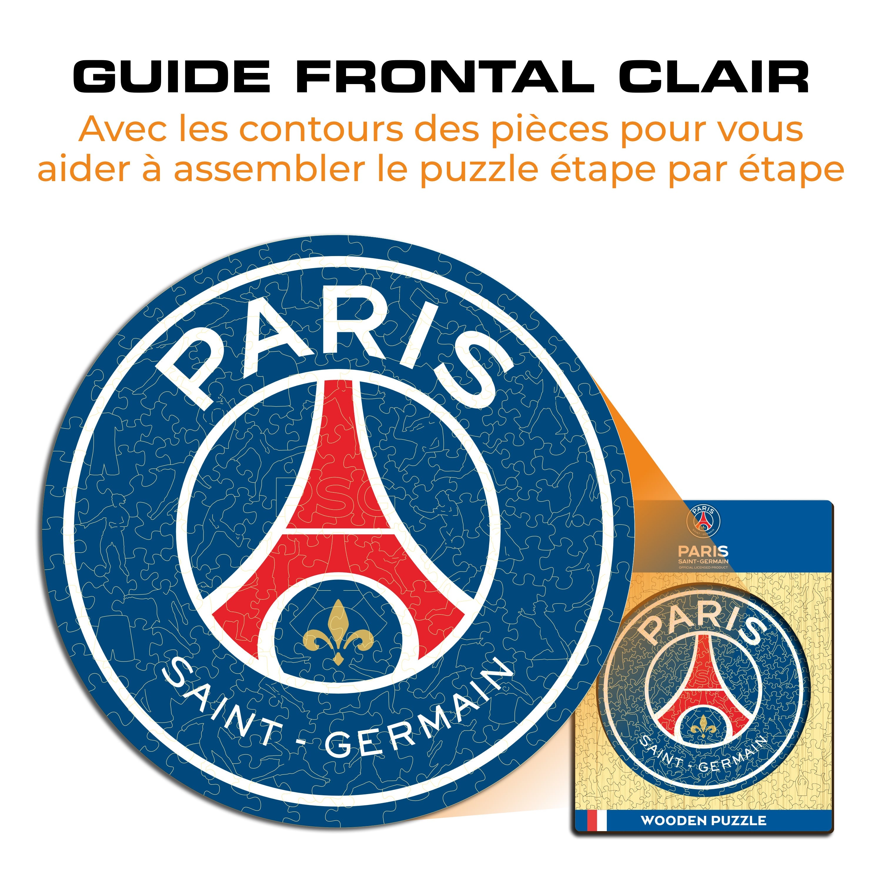 Logo Paris Saint-Germain® - Puzzle en Bois