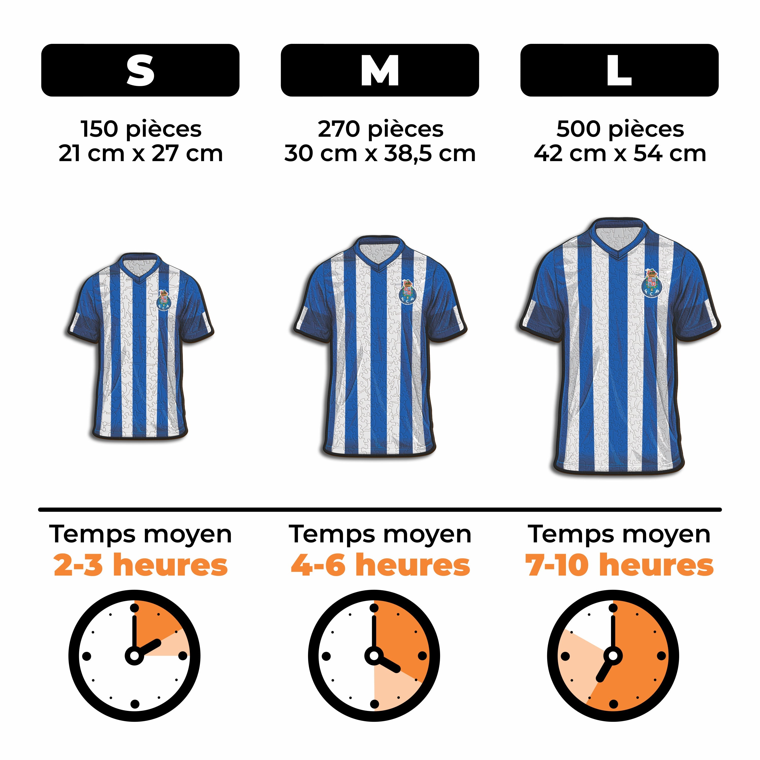 Maillot FC Porto® - Puzzle en Bois