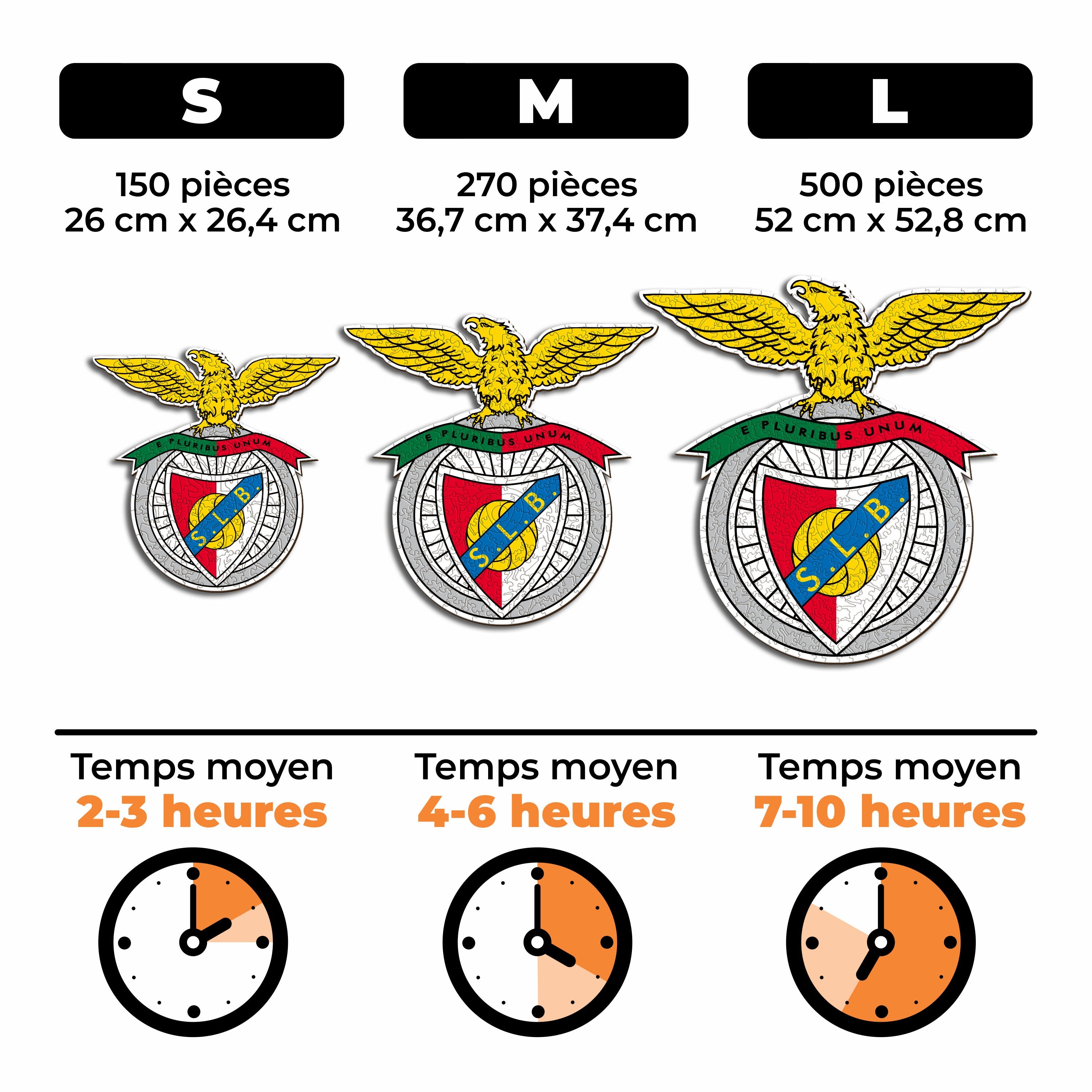 Logo SL Benfica® - Puzzle en Bois