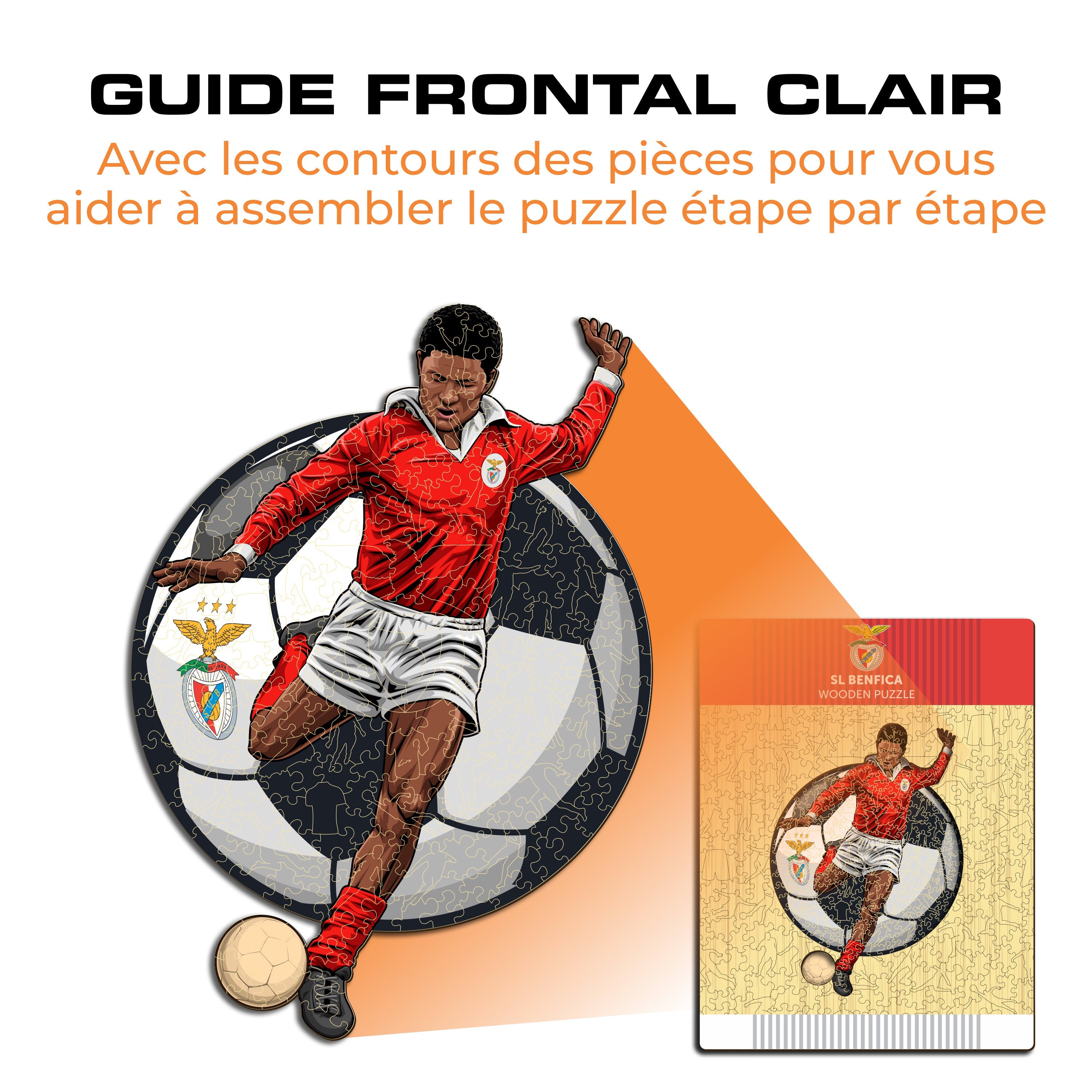 Eusébio - Puzzle en Bois