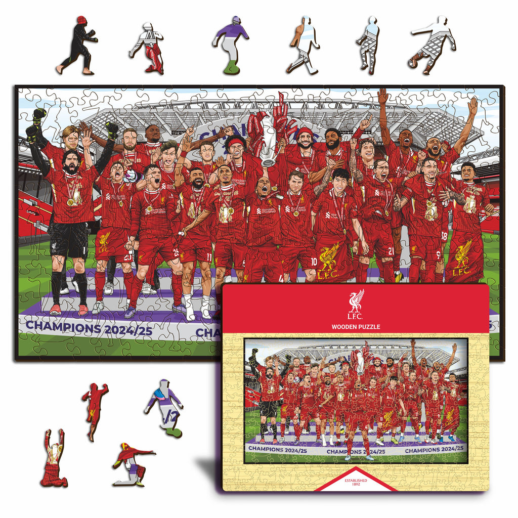 Liverpool FC® Premier League Champions 24/25 - Puzzle en Bois