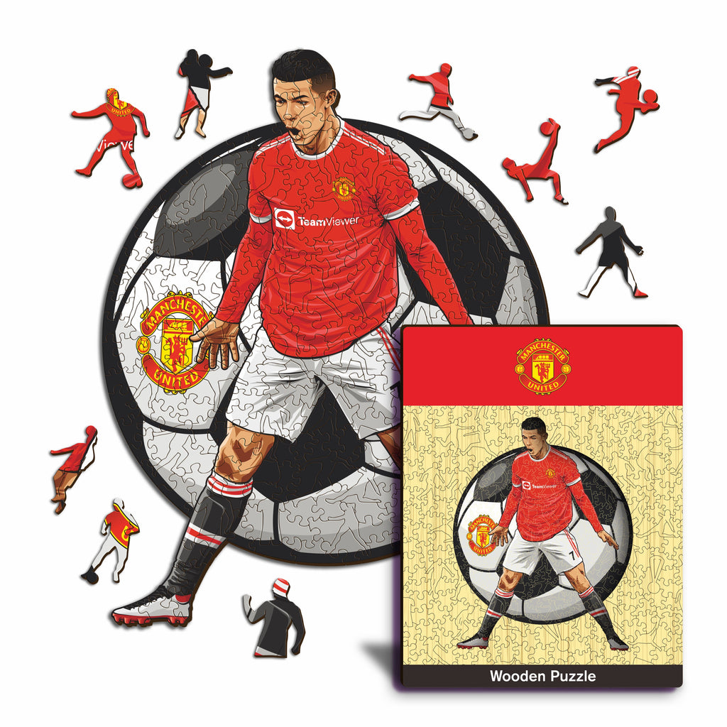 Cristiano Ronaldo - Puzzle en Bois