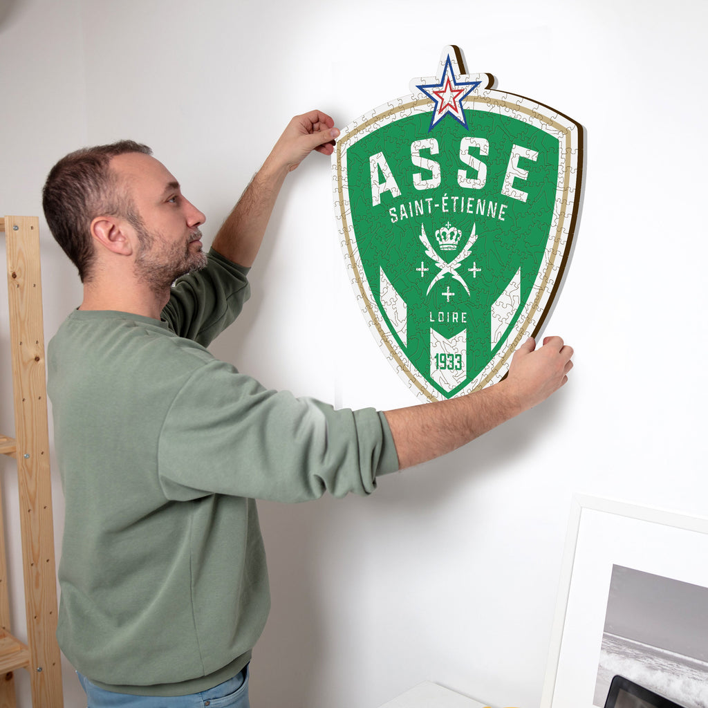 Logo AS Saint-Etienne® - Puzzle en Bois