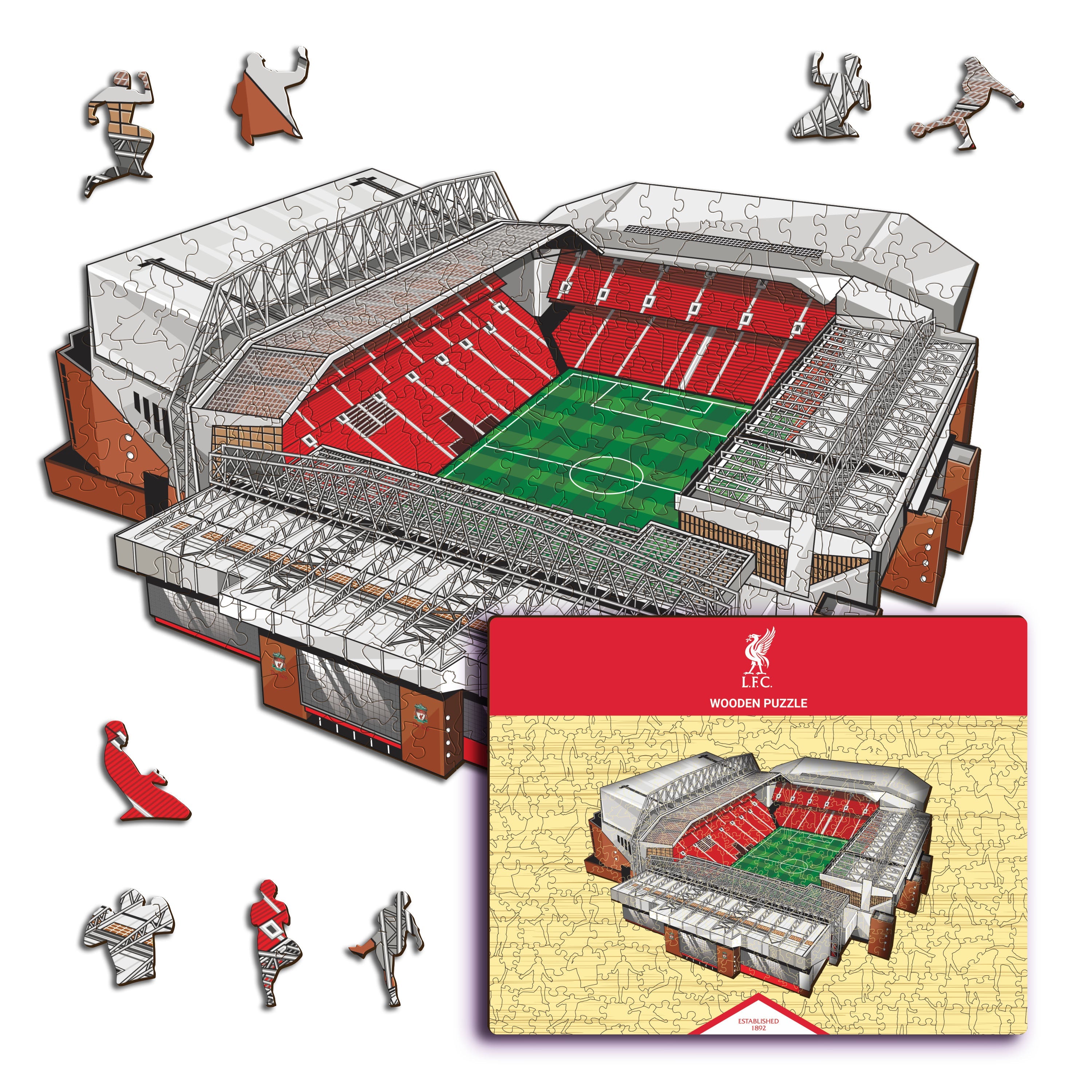 Anfield Stadium Liverpool FC® - Puzzle en Bois