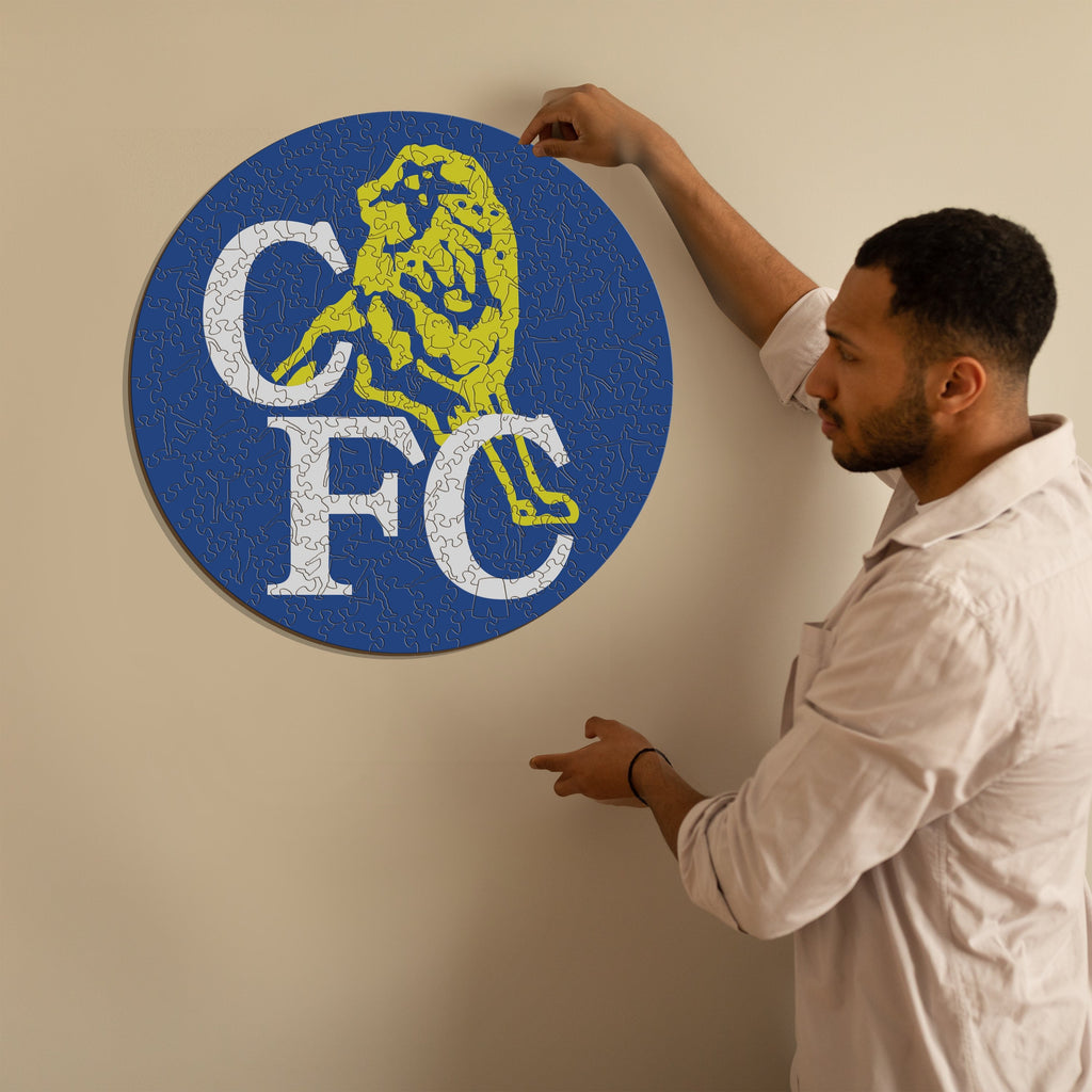 Retro Logo Chelsea FC® - Puzzle en Bois