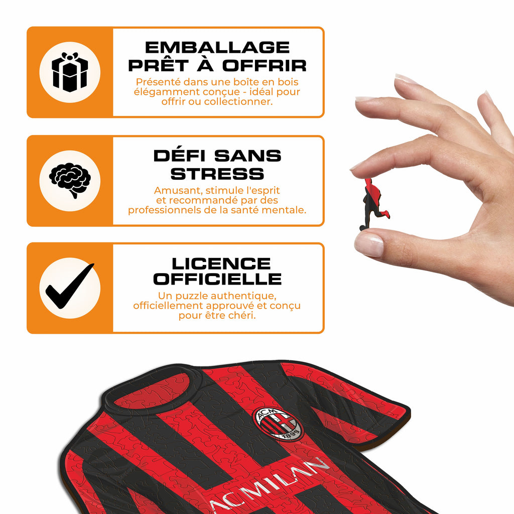Maillot AC Milan® - Puzzle en Bois