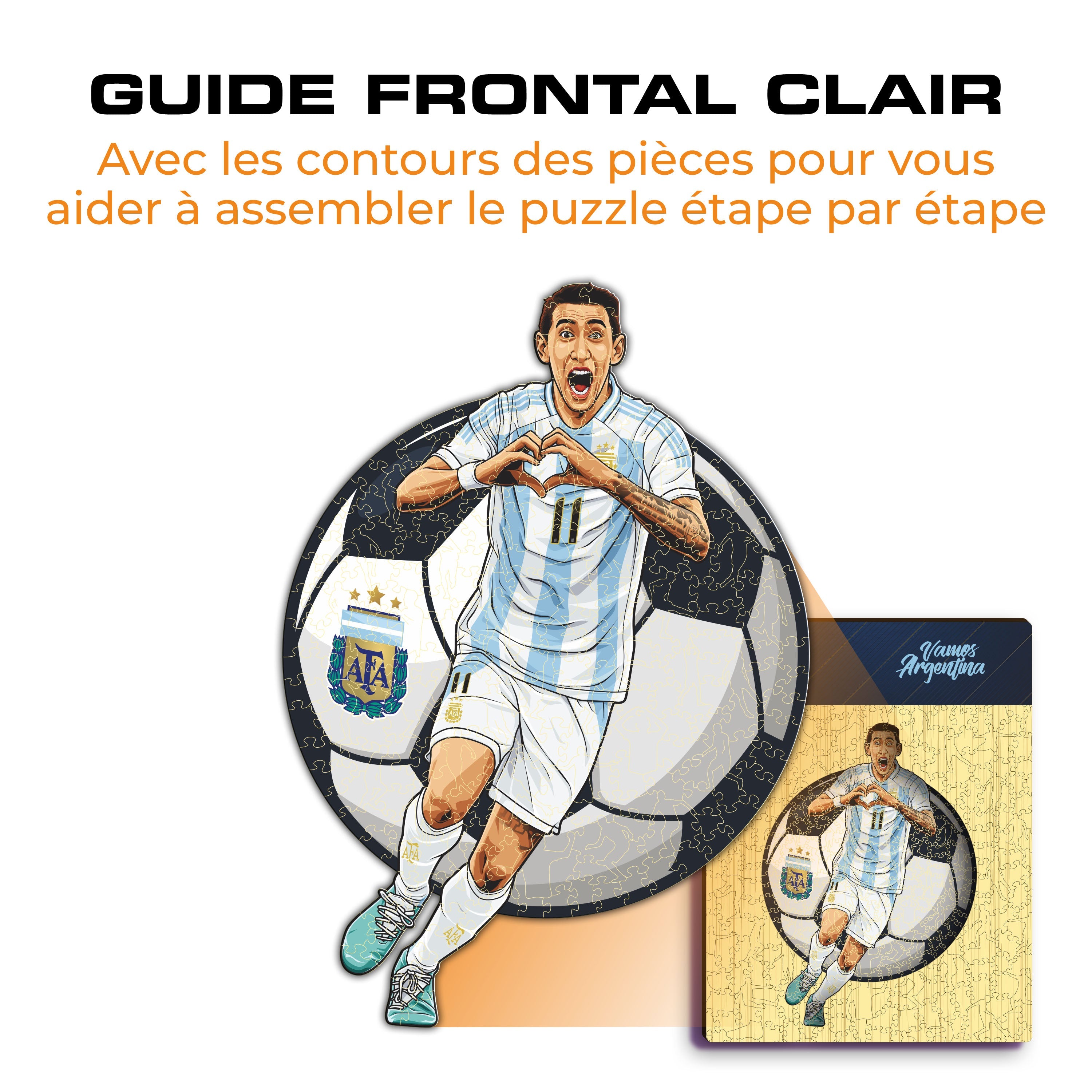 Ángel Di María - Puzzle en Bois