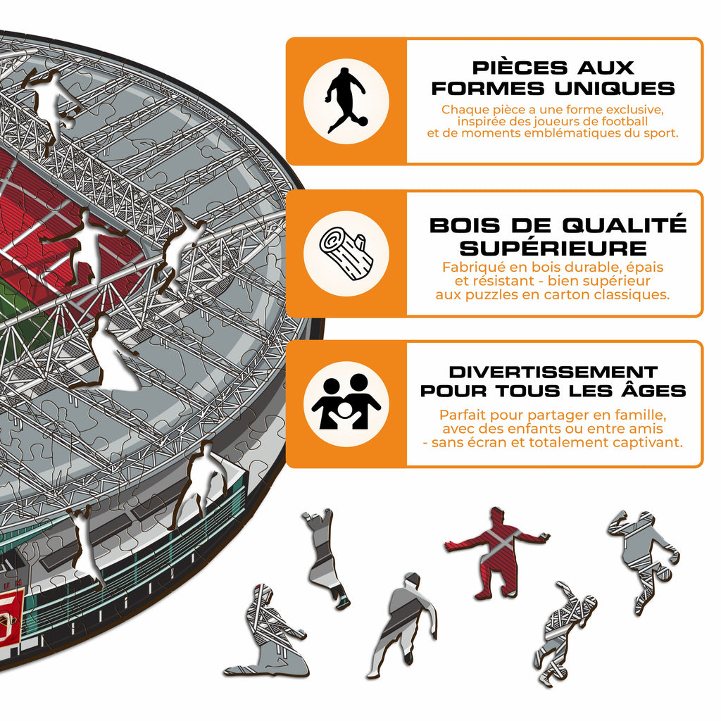 Emirates Stadium Arsenal FC® - Puzzle en Bois