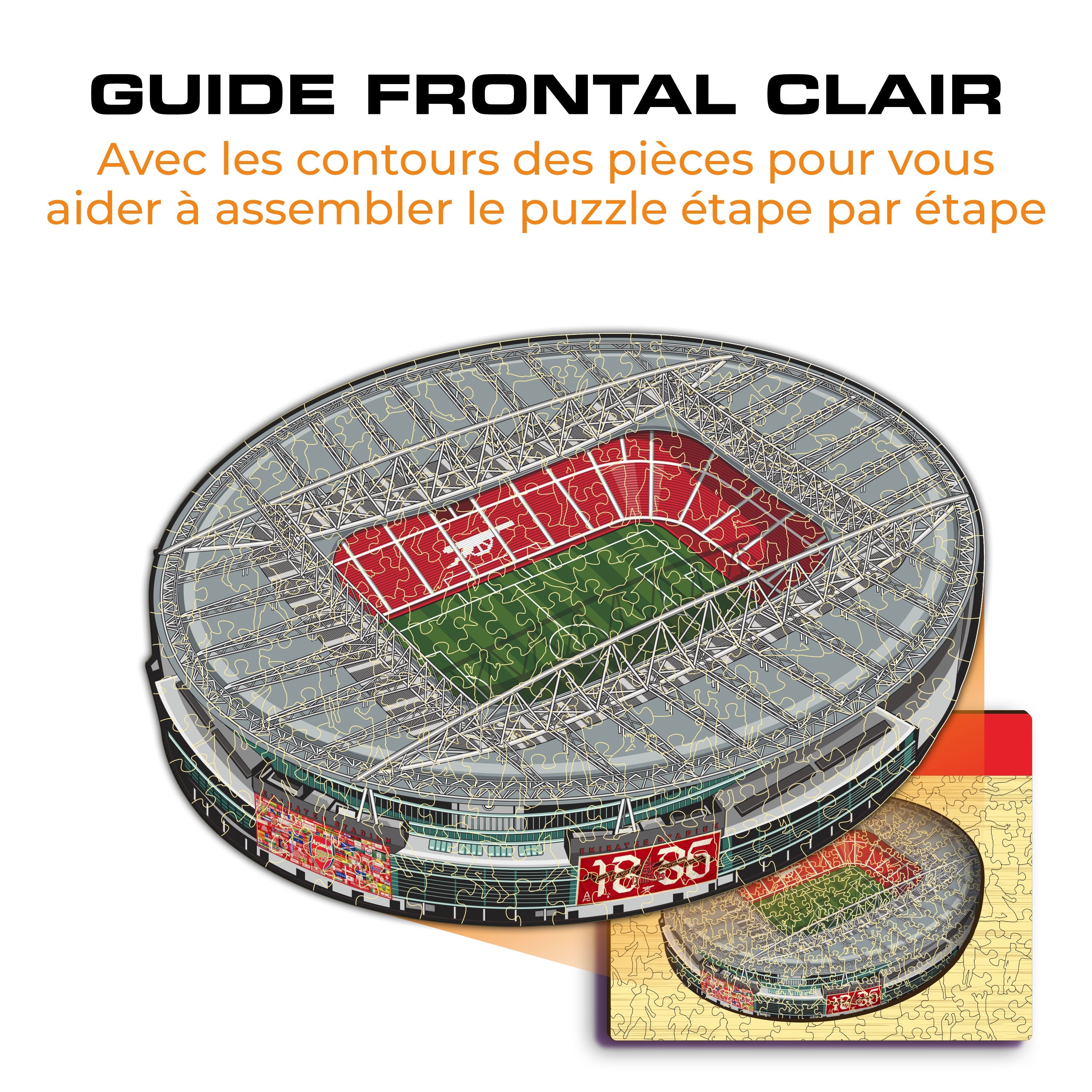 Emirates Stadium Arsenal FC® - Puzzle en Bois