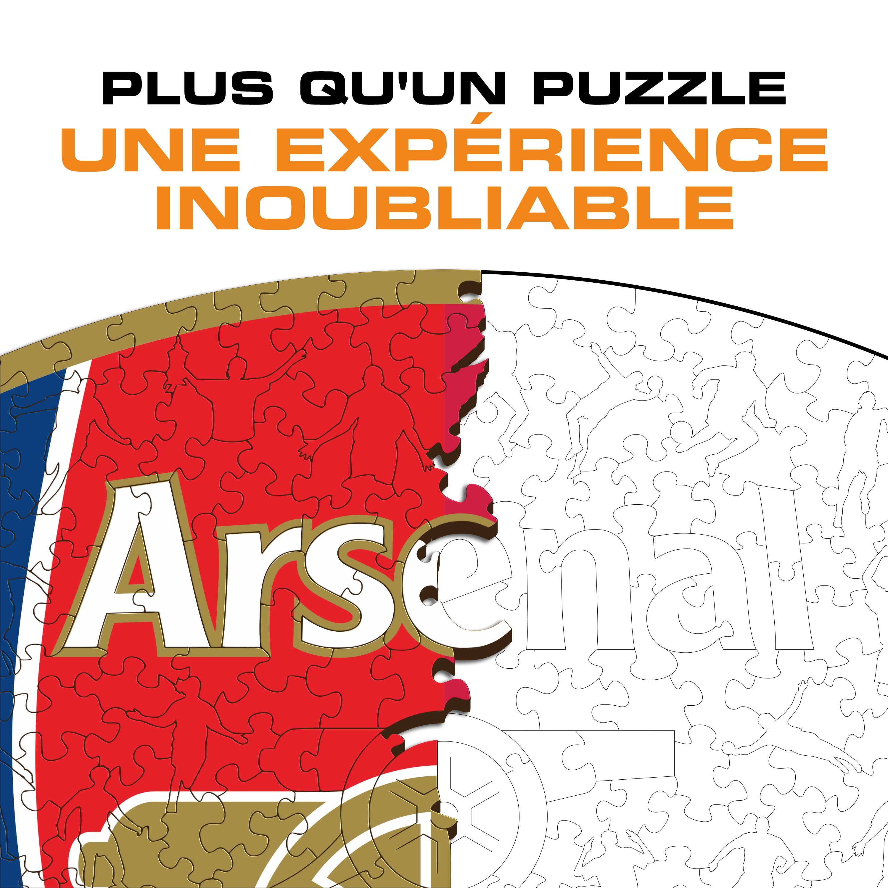 Logo Arsenal FC® - Puzzle en Bois