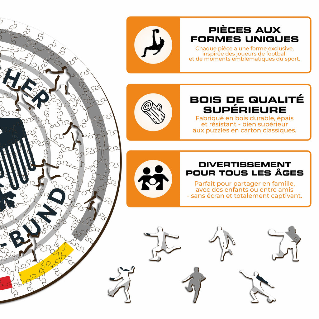 Logo Allemagne® - Puzzle en Bois