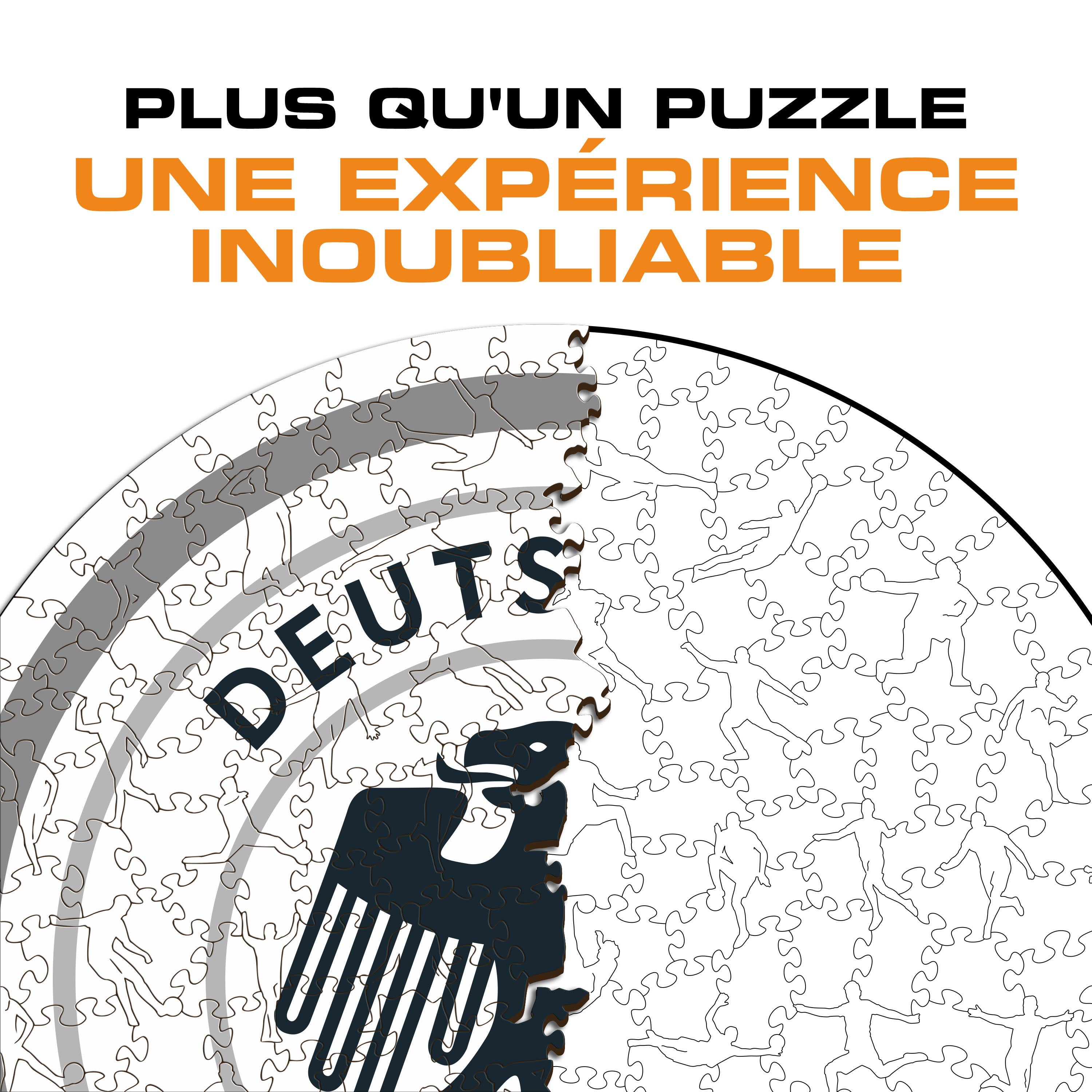 Logo Allemagne® - Puzzle en Bois