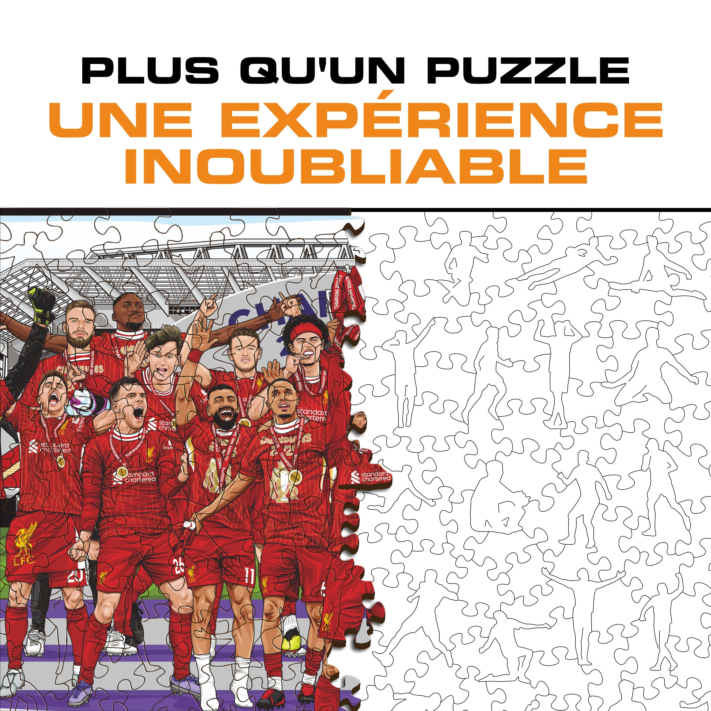 Liverpool FC® Premier League Champions 24/25 - Puzzle en Bois
