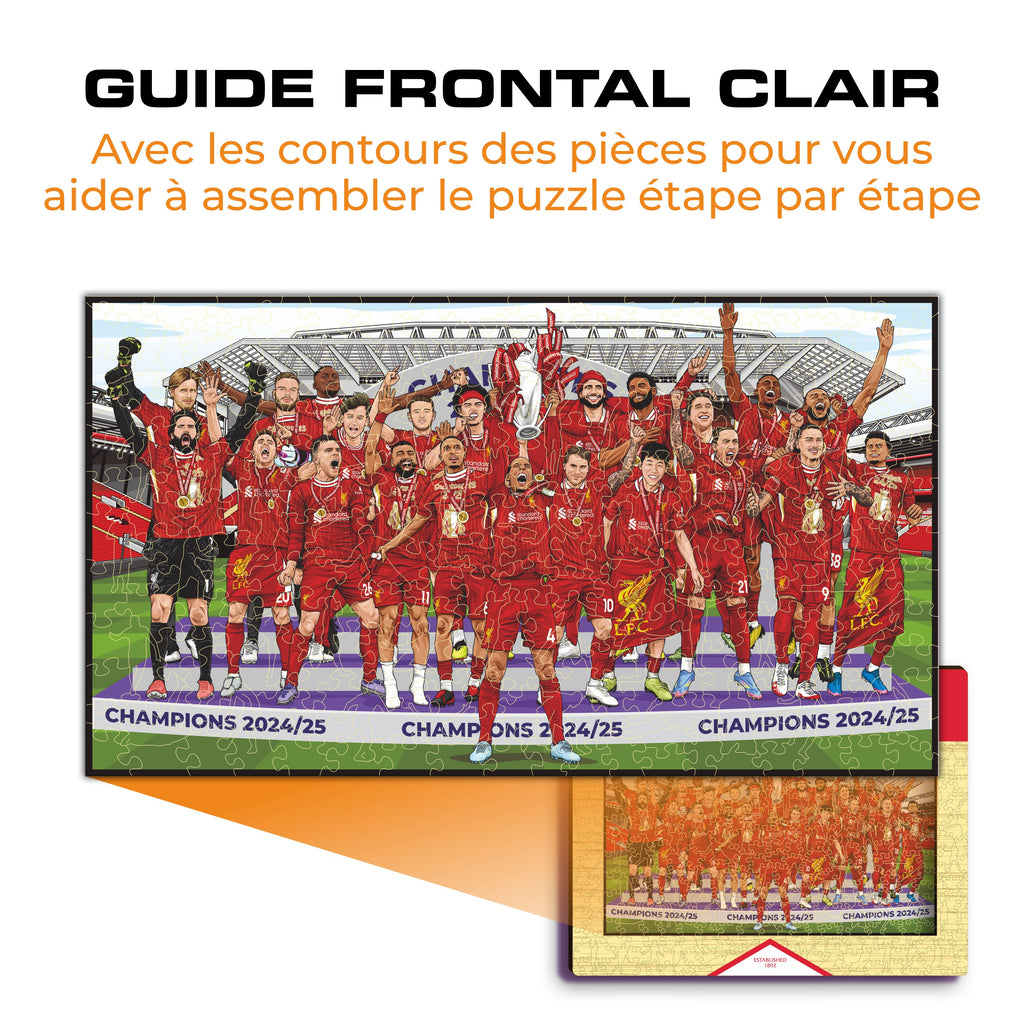Liverpool FC® Premier League Champions 24/25 - Puzzle en Bois