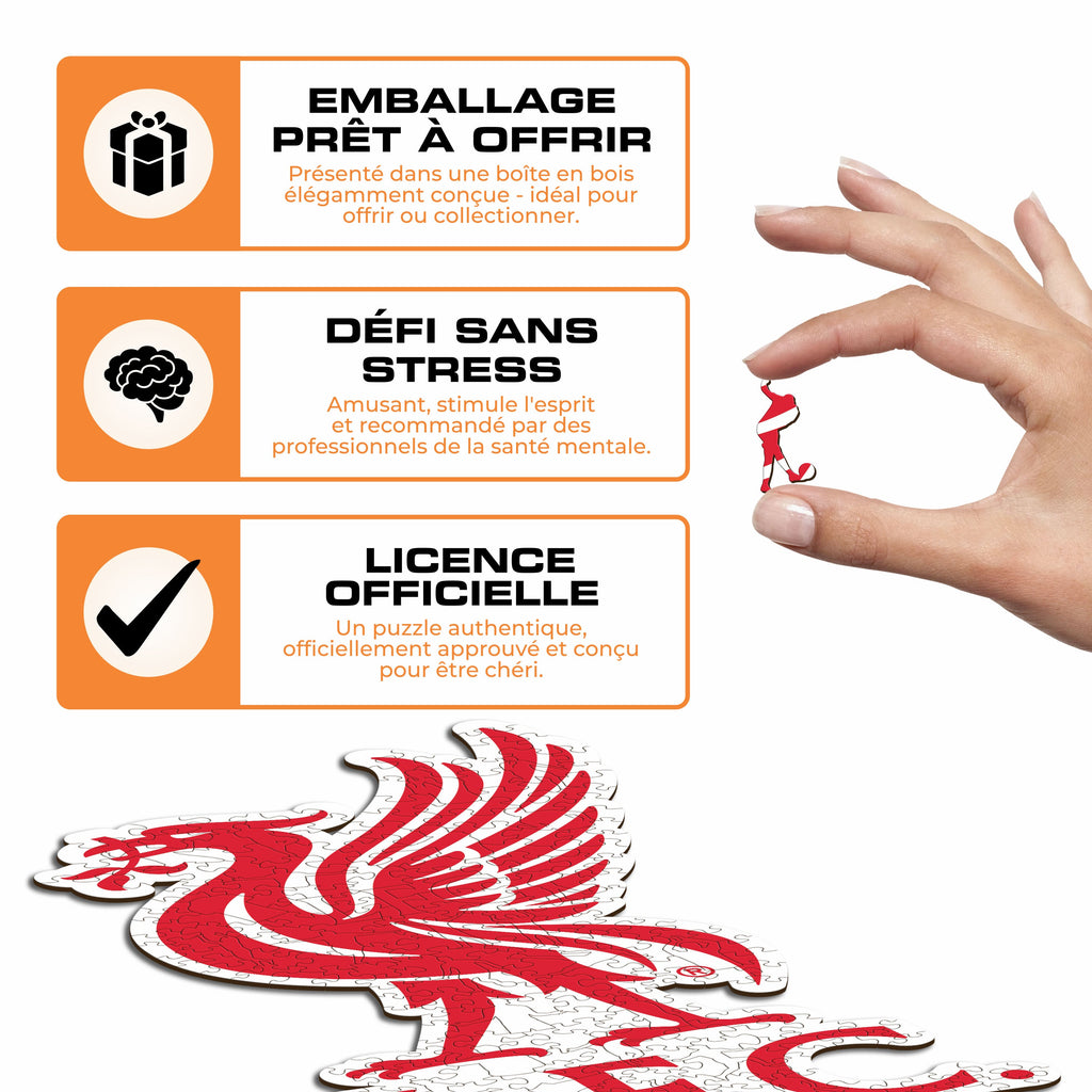 Liver Bird Logo Liverpool FC® - Puzzle en Bois
