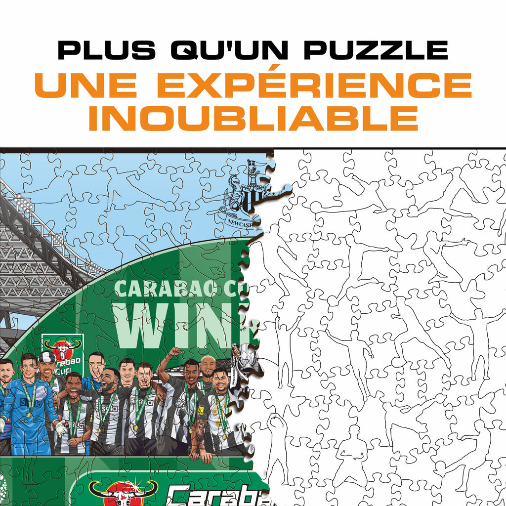 Newcastle United FC® "Carabao Cup 24/25 Vainqueurs" – Puzzle en bois
