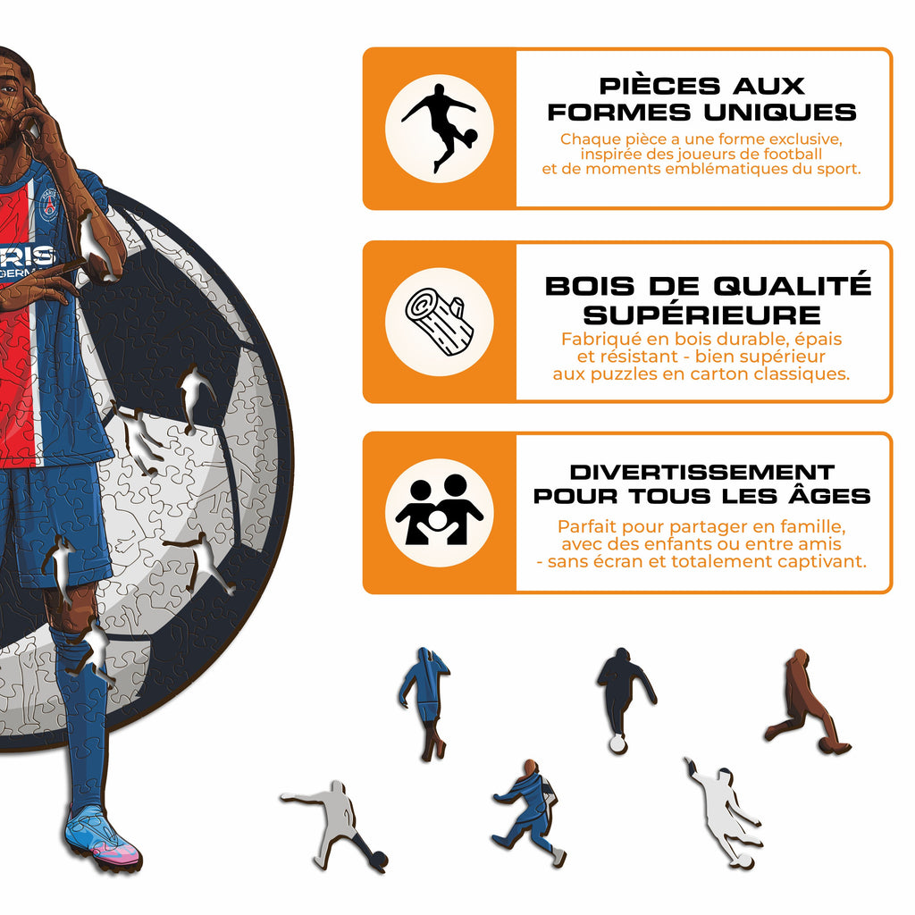 Ousmane Dembélé - Puzzle en Bois