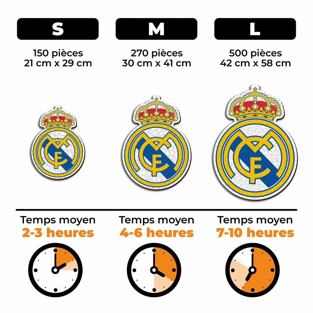Logo Real Madrid CF® - Puzzle en Bois