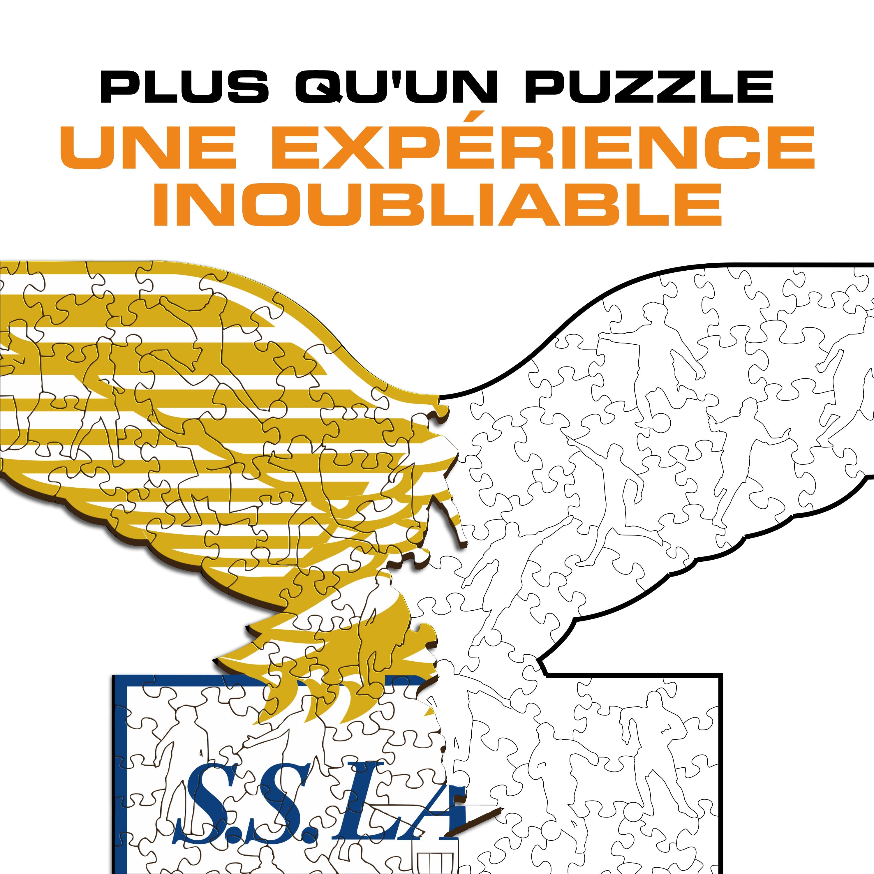 Logo SS Lazio® - Puzzle en Bois