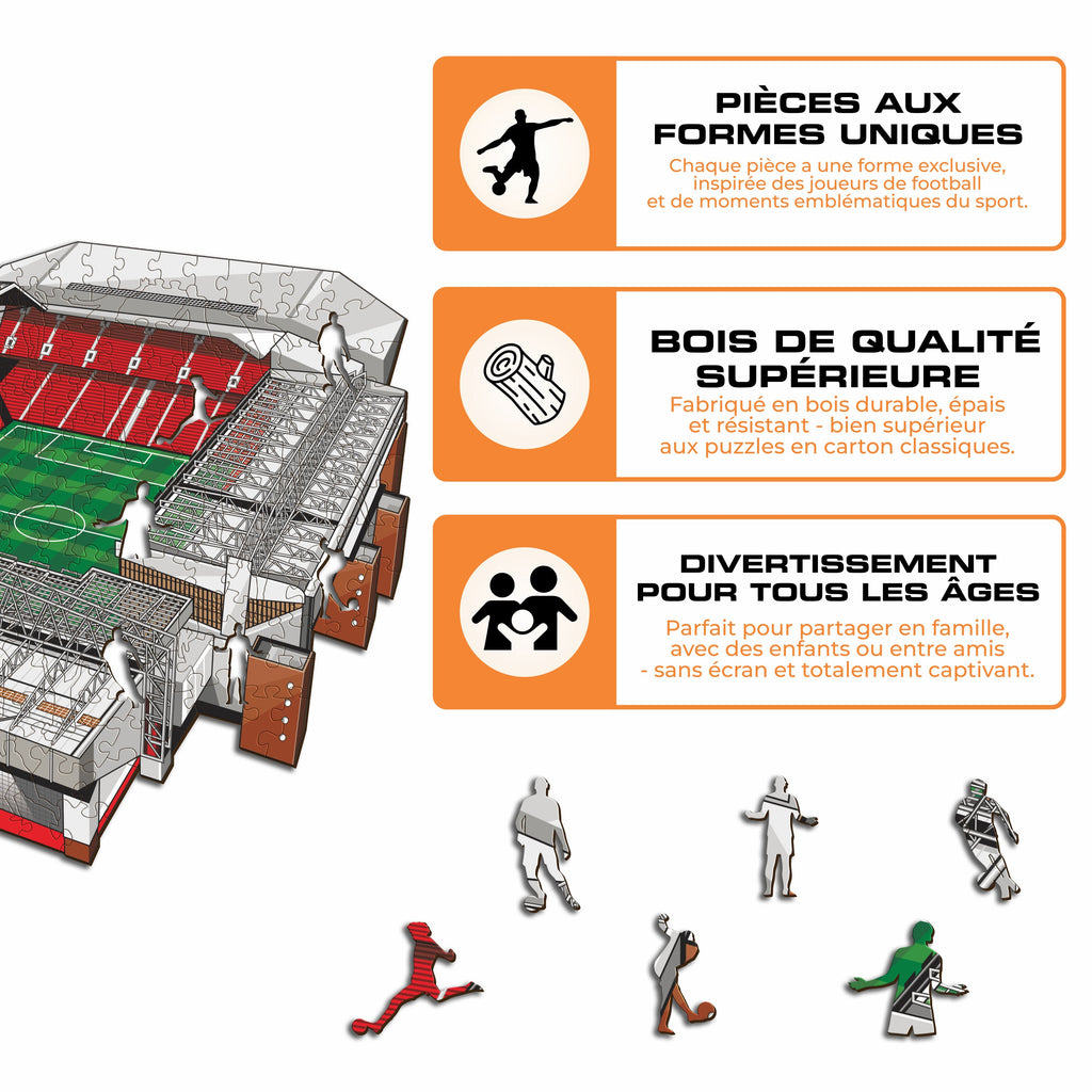 Anfield Stadium Liverpool FC® - Puzzle en Bois