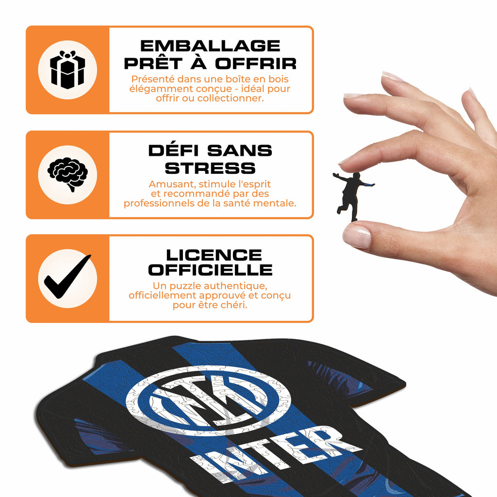 Maillot FC Inter® - Puzzle en Bois