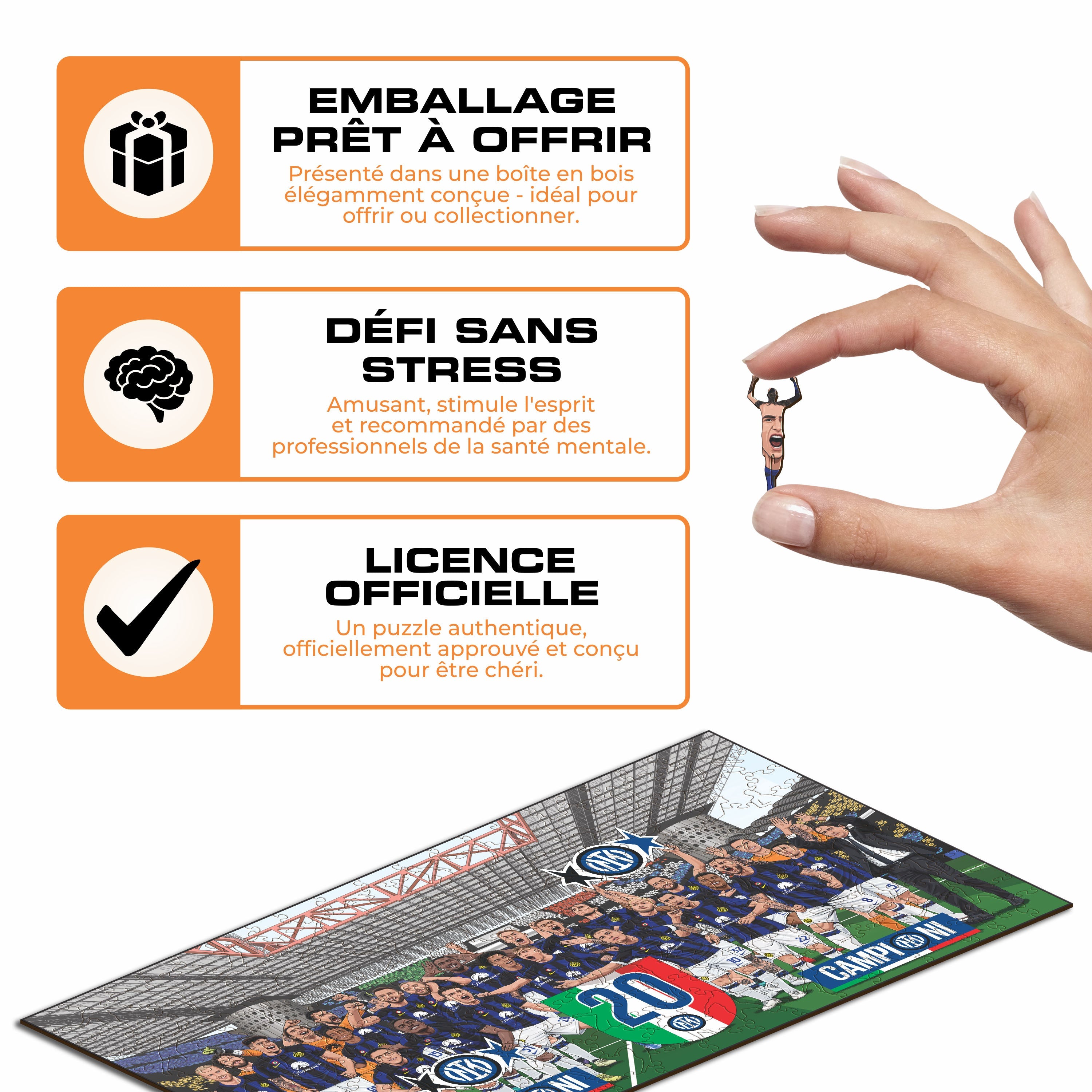 20° Scudetto FC Inter® - Puzzle Officiel en Bois