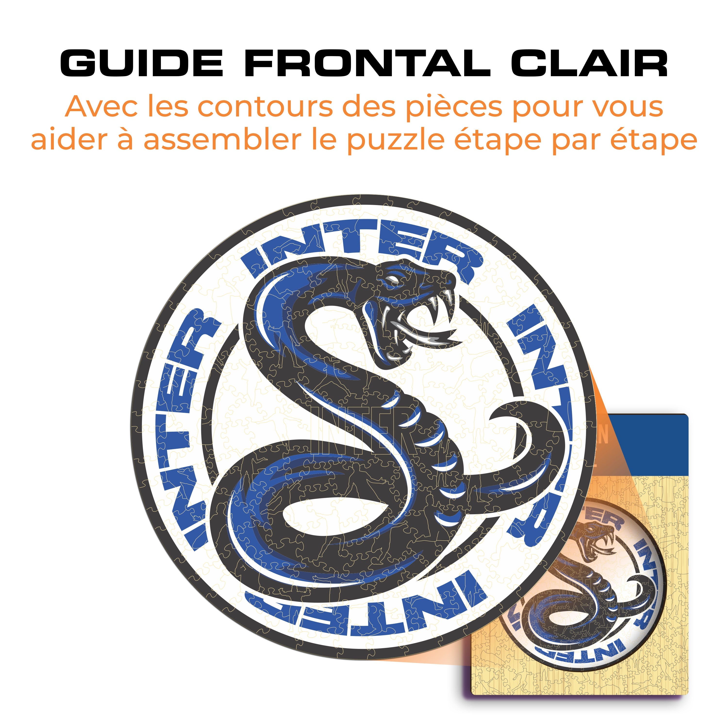 Serpent FC Inter® - Puzzle en Bois