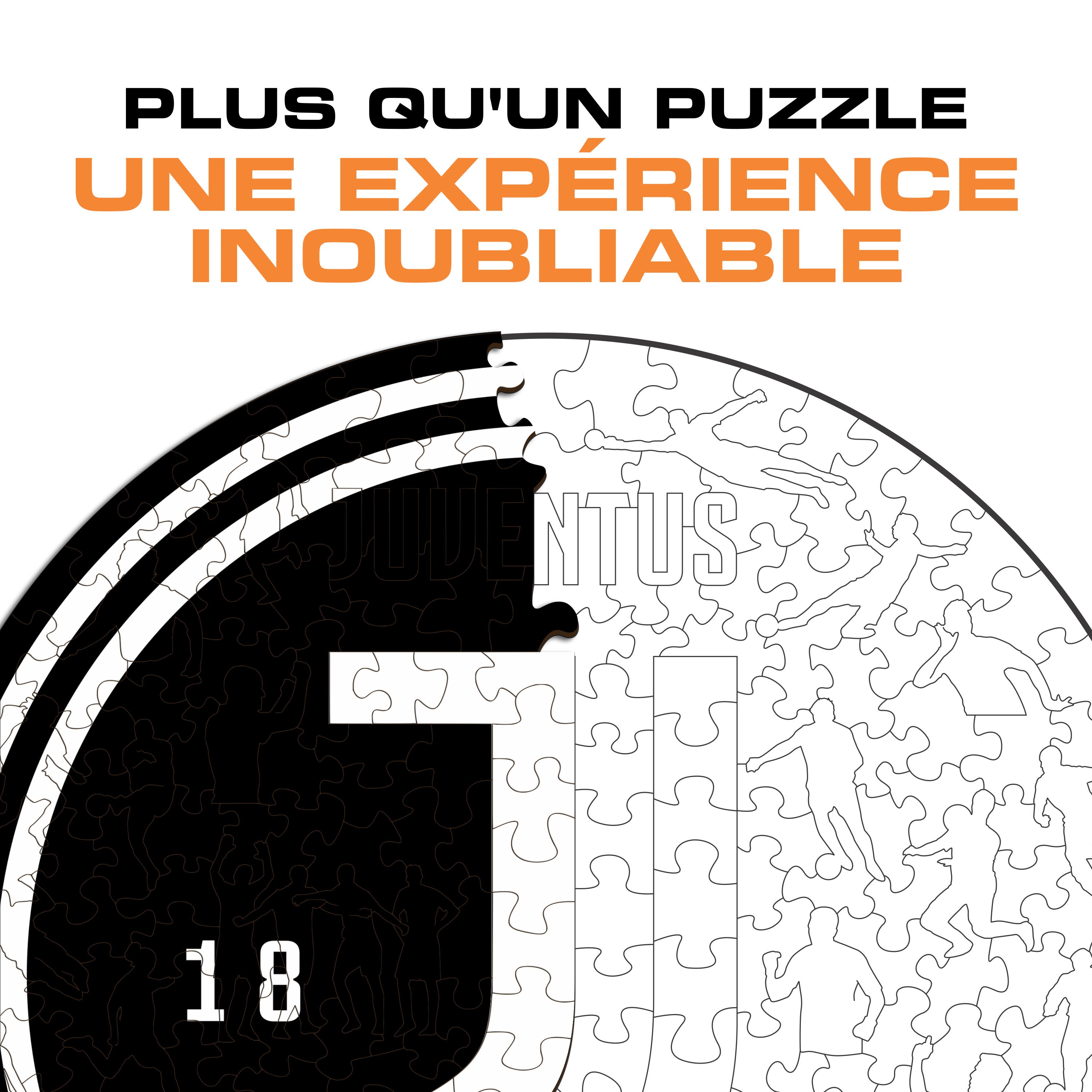 Logo Juventus FC® - Puzzle en Bois