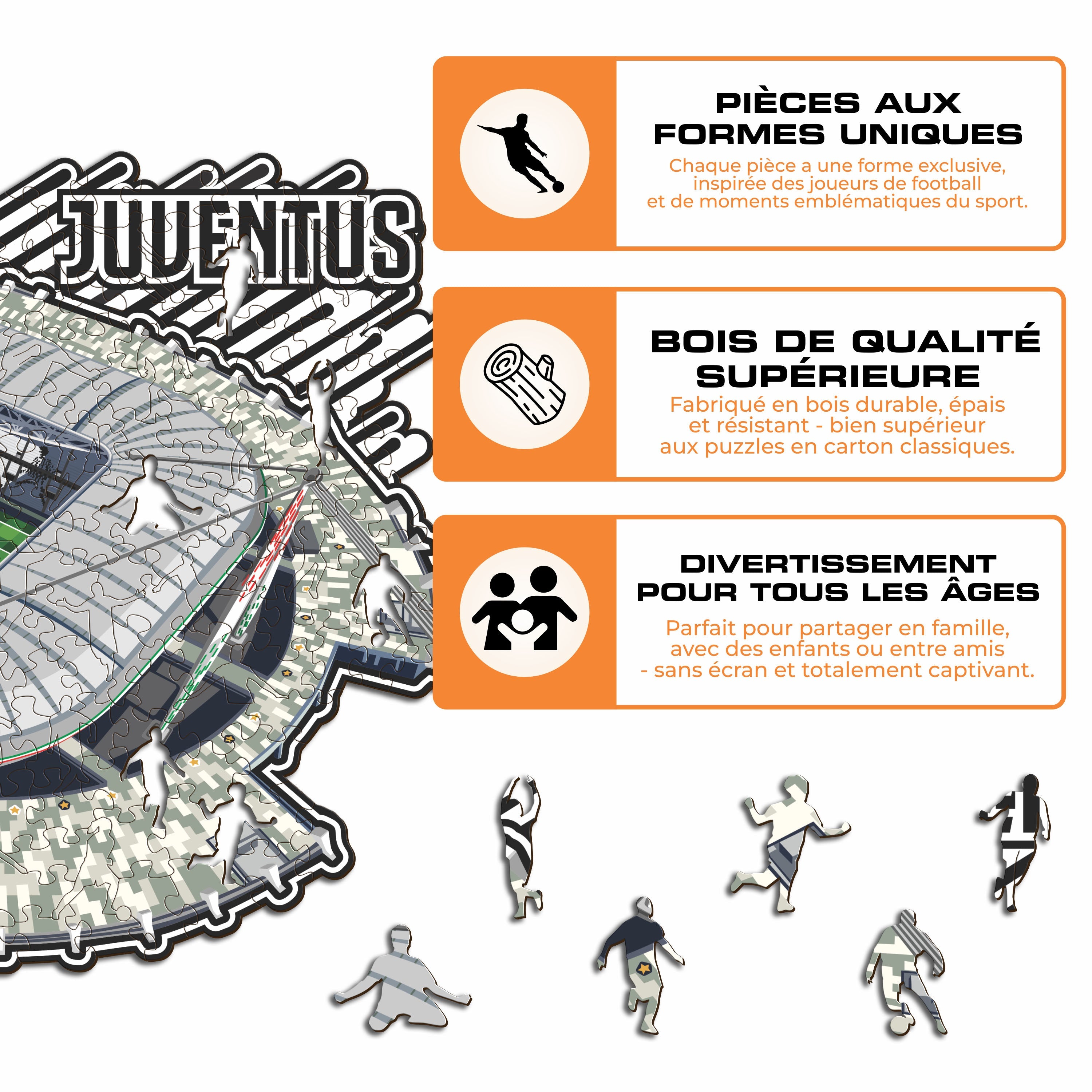 Allianz Stadium Juventus FC® - Puzzle en Bois