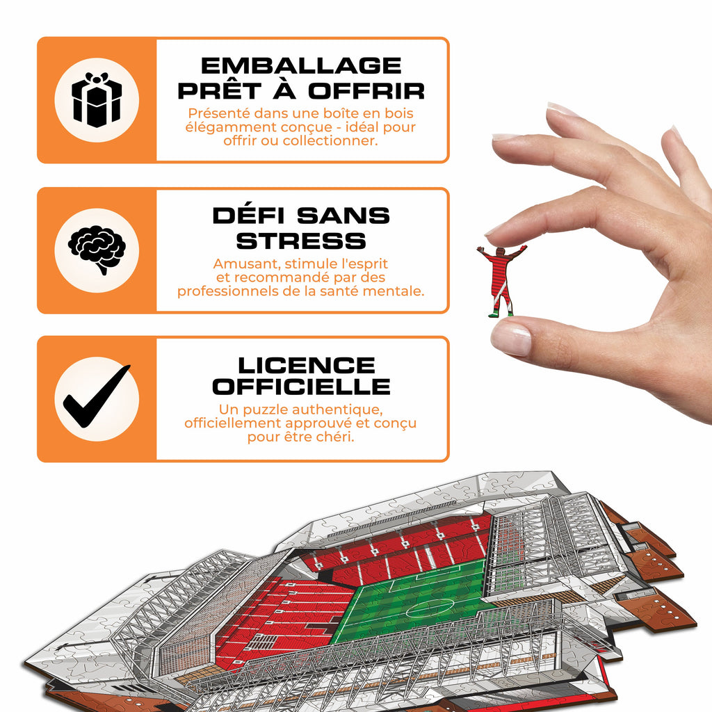 Anfield Stadium Liverpool FC® - Puzzle en Bois