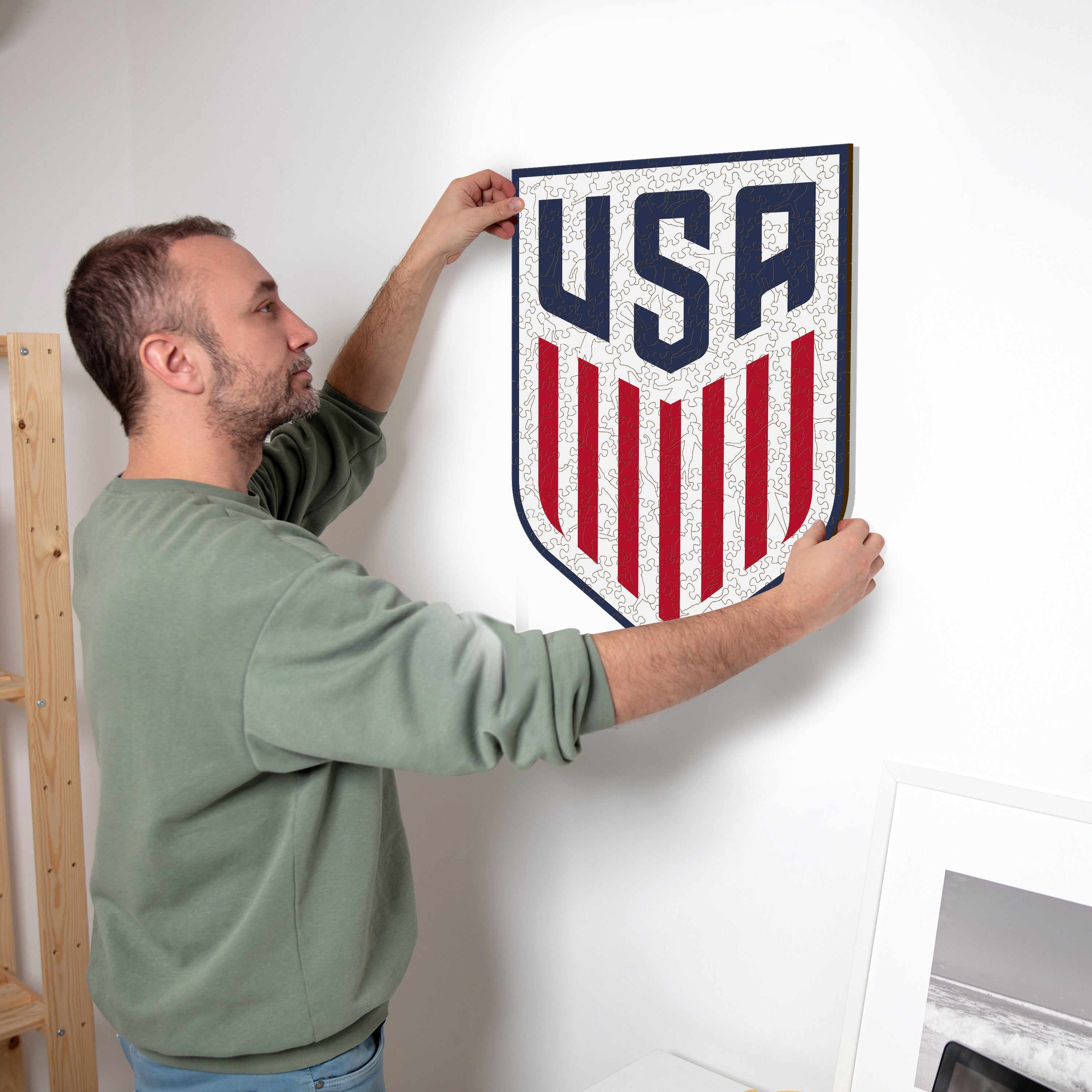 Logo USMNT® - Puzzle en Bois