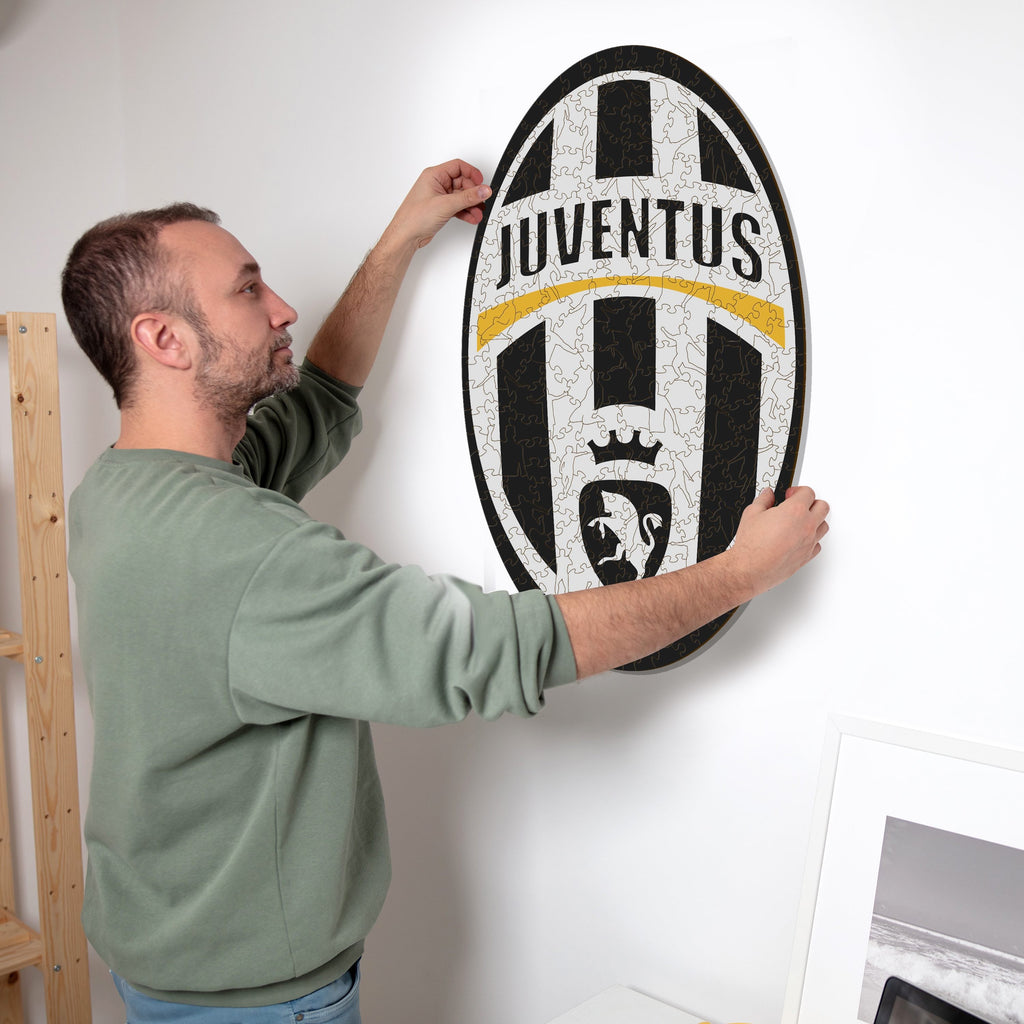 Retro Logo Juventus FC® - Puzzle en Bois