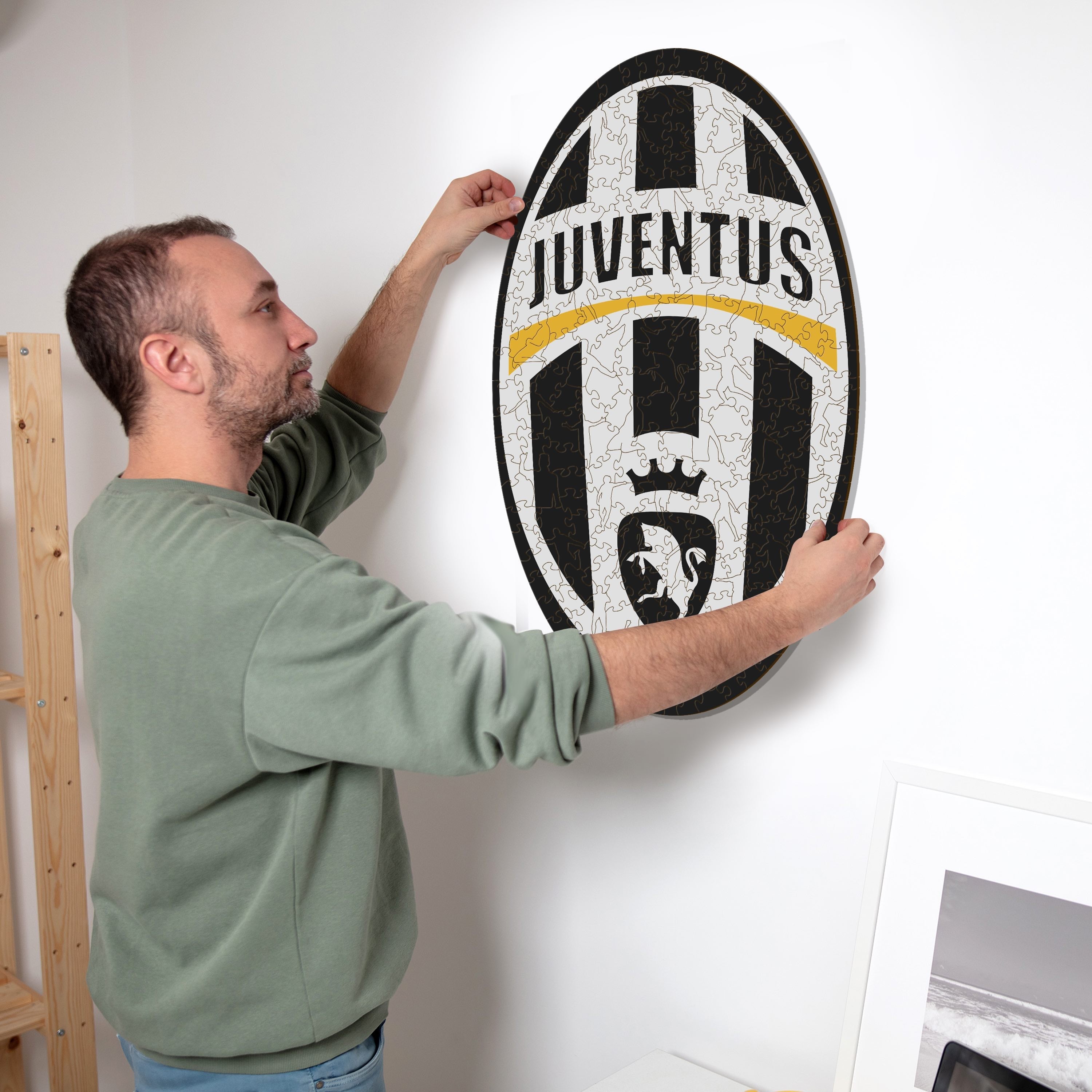 Retro Logo Juventus FC® - Puzzle en Bois