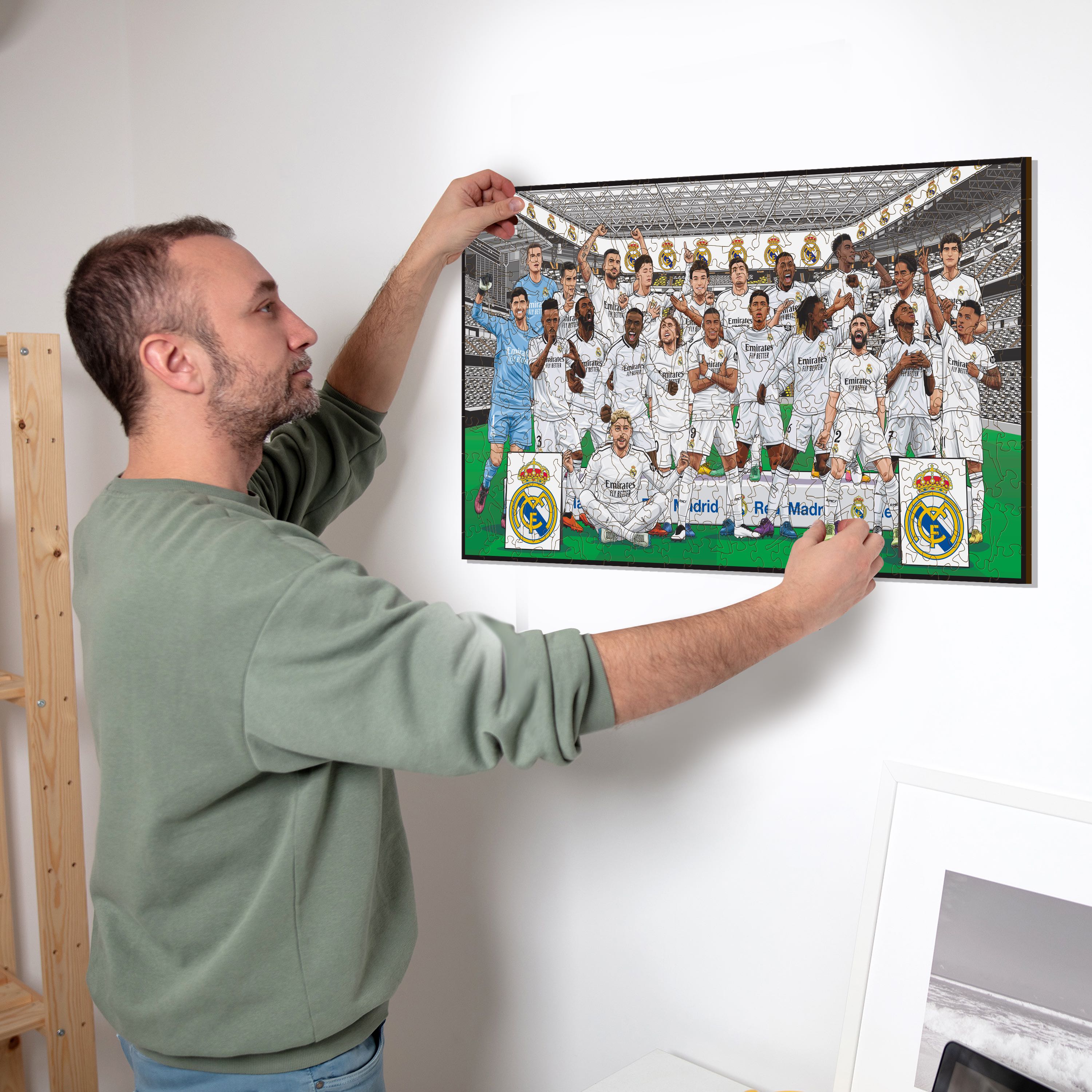 Équipe du Real Madrid CF® - Puzzle en Bois