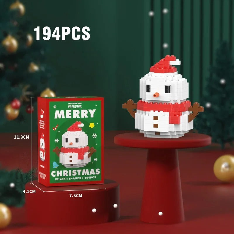 Building block Christmas figures – fun for the whole family