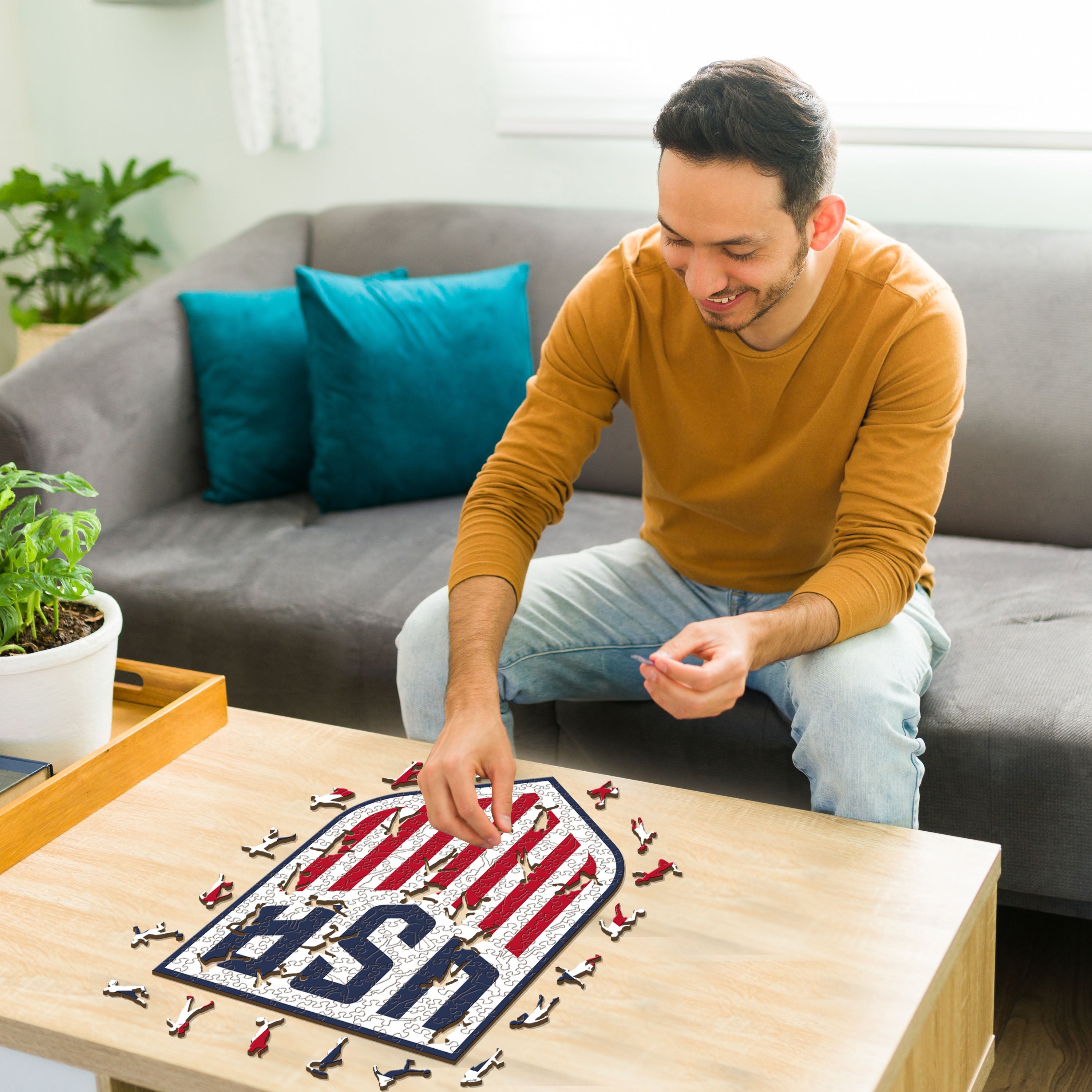 Logo USMNT® - Puzzle en Bois